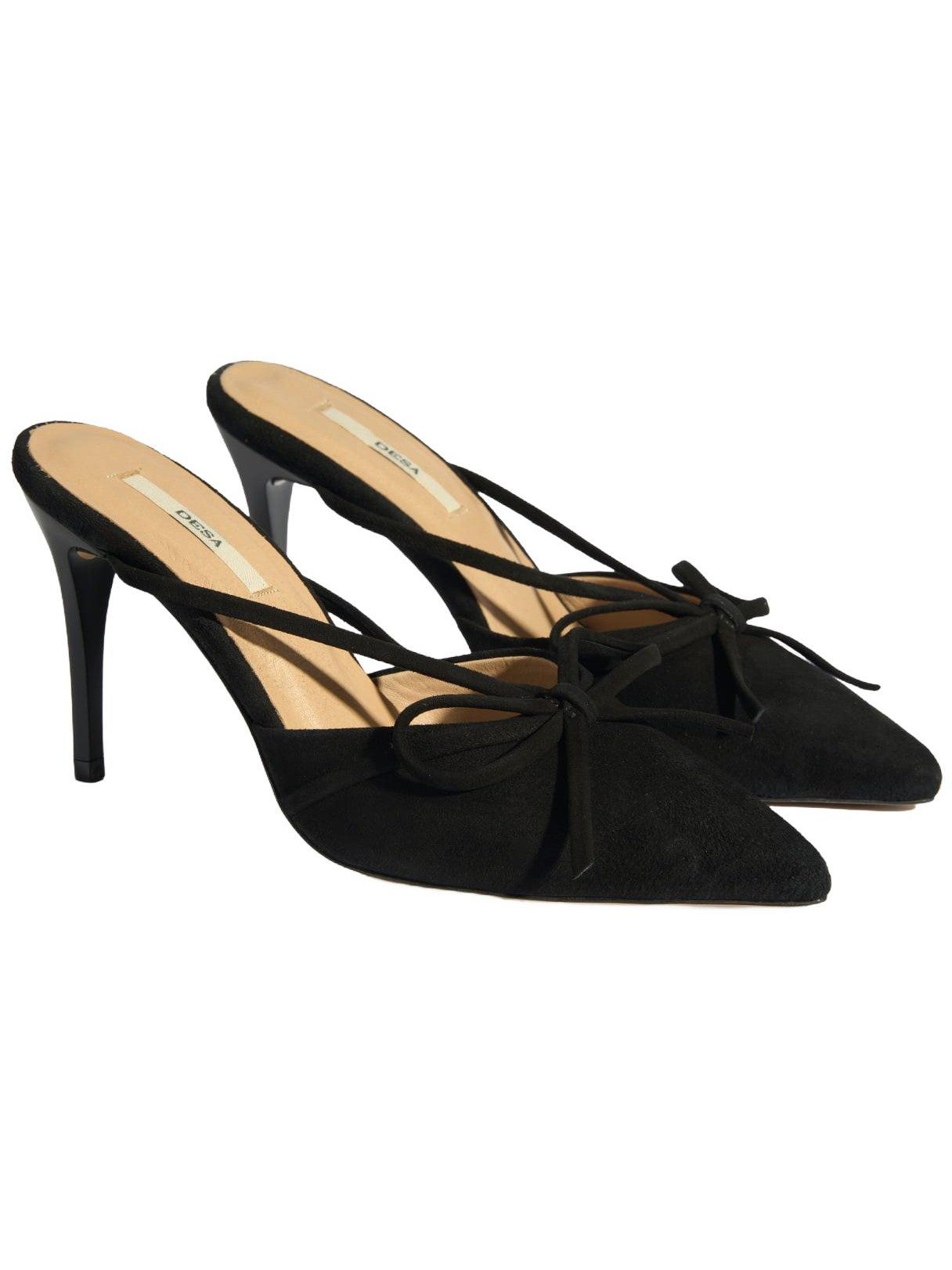 Desa Damen-Pumps im klassischen Stiletto-Look – Obermaterial aus Wildleder Slipper