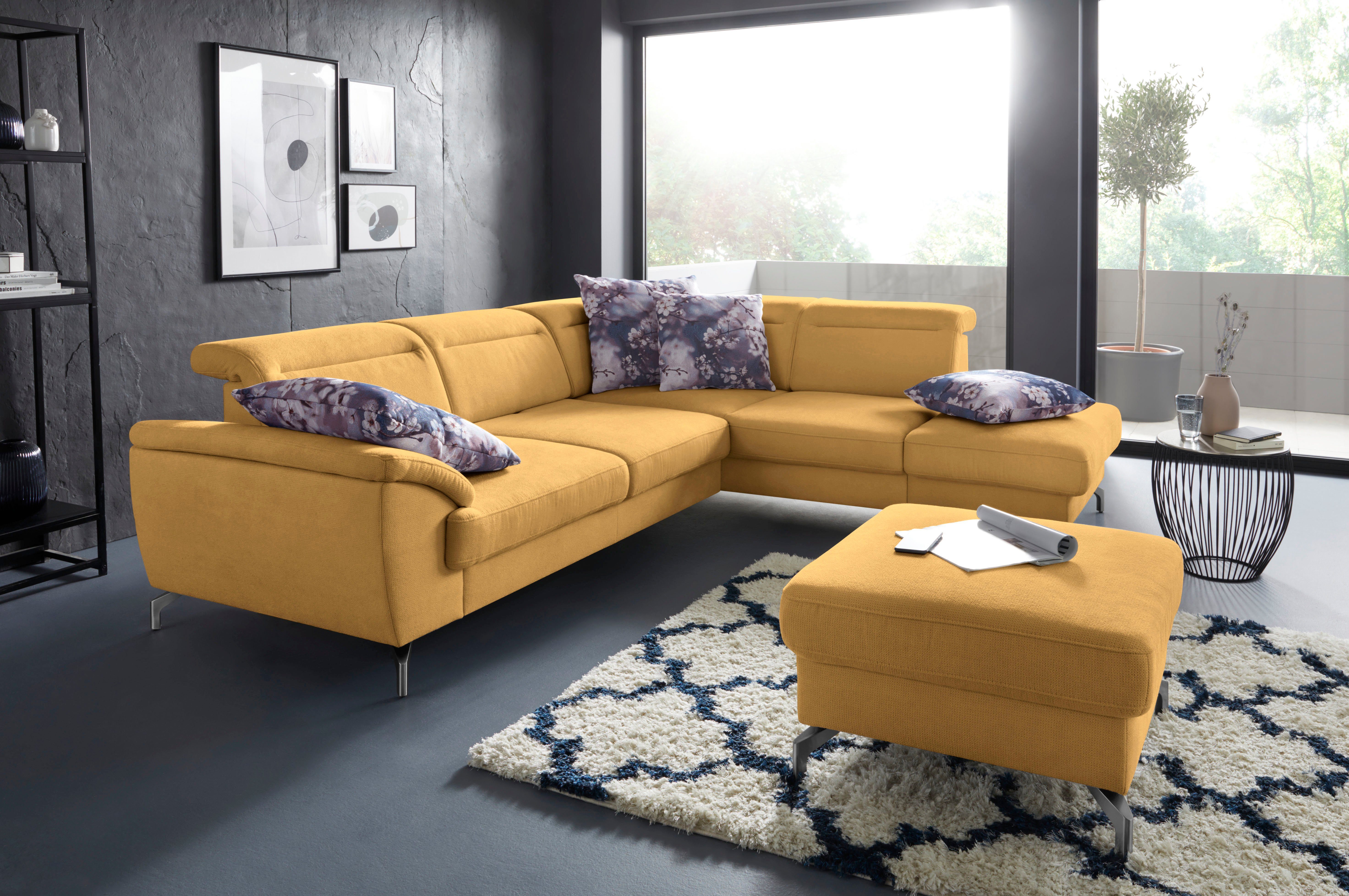 sit&more Ecksofa Percy L-Form, 12 cm günstig online kaufen