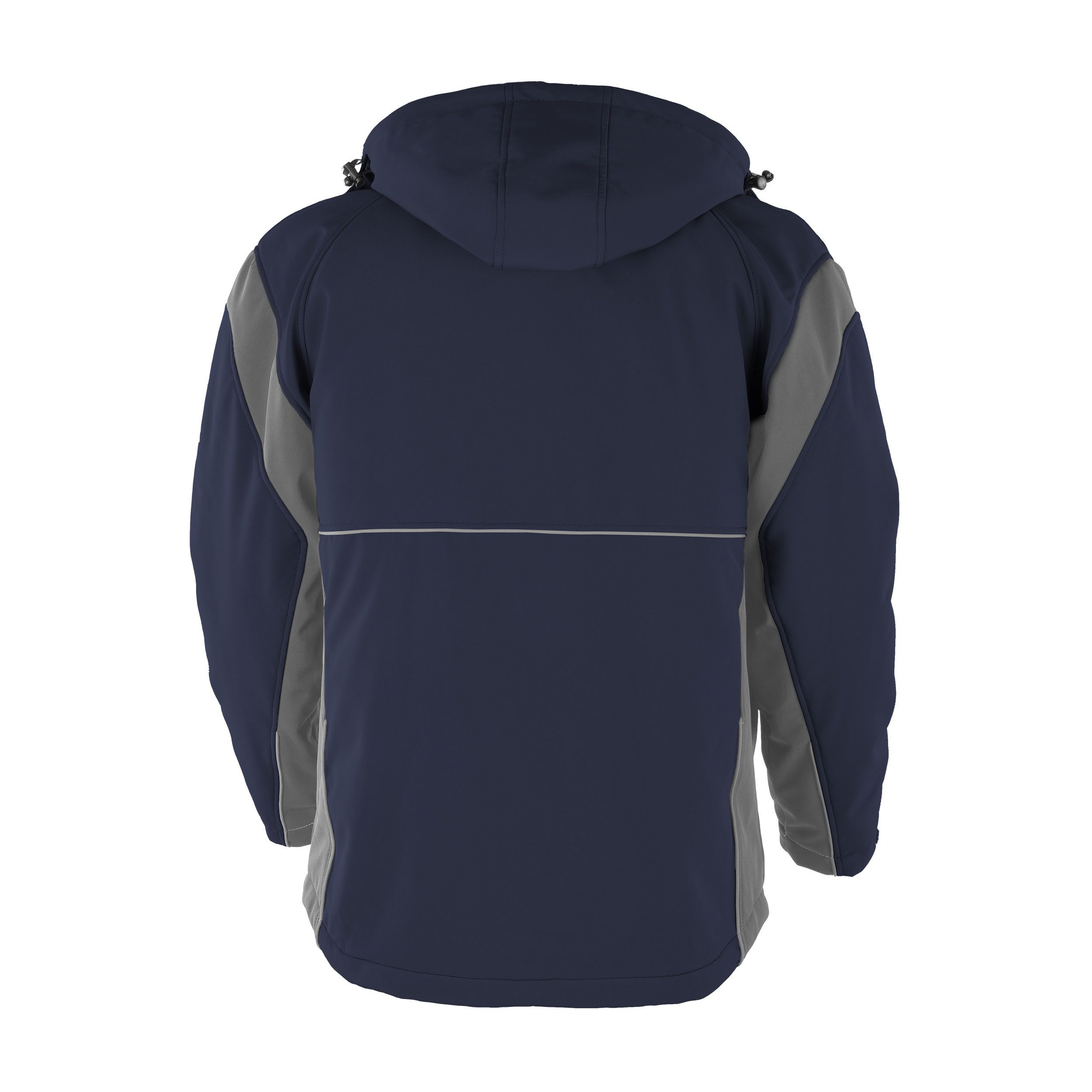Qualitex Workwear Winterjacke Softshelljacke "PRO" marine/grau, günstig online kaufen
