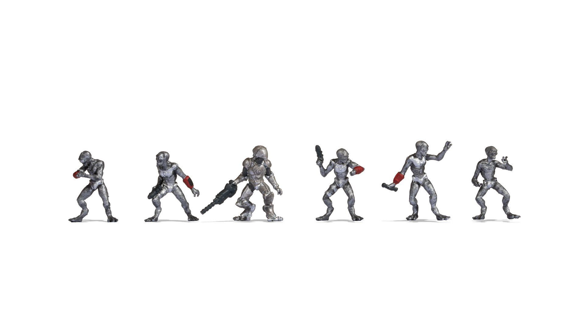 NOCH Dekofigur NOCH® Aliens, Kunststoff Figurenset H0, handkolori