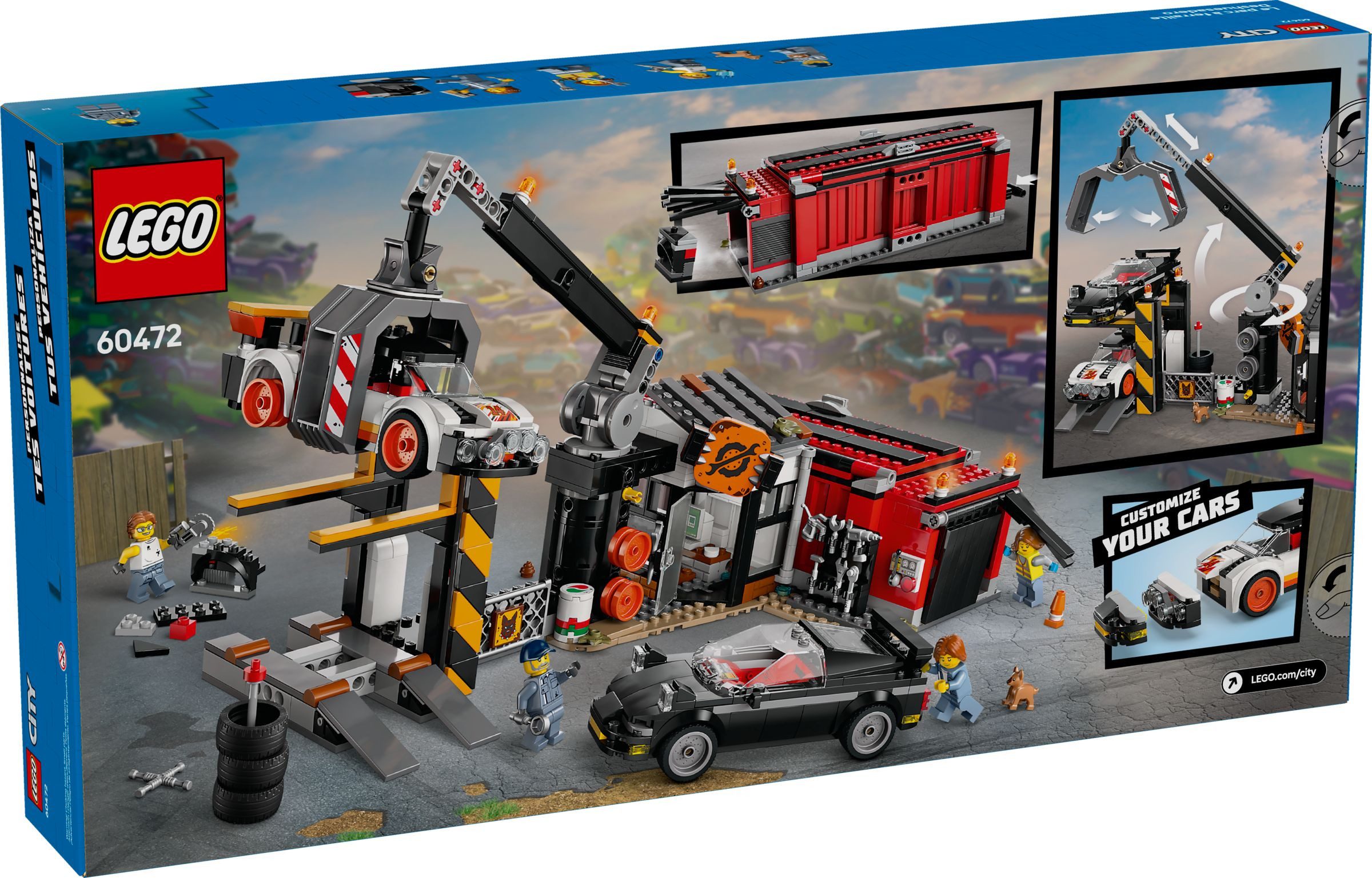 LEGO® LEGO® City 60472 Schrottplatz mit Autos Konstruktionsspielsteine günstig online kaufen