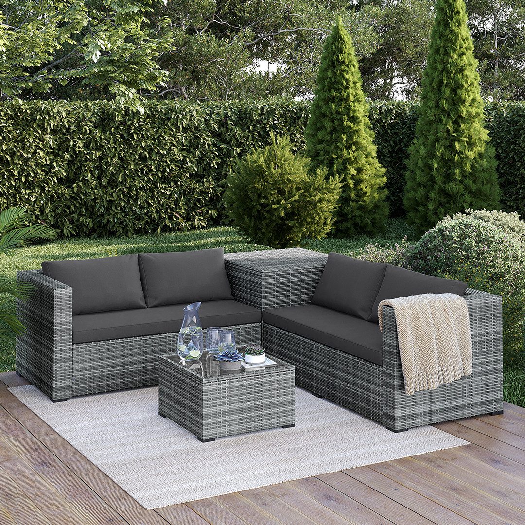 STEELSØN Sitzgruppe Veloria, (2 Sofa, Tisch, günstig online kaufen