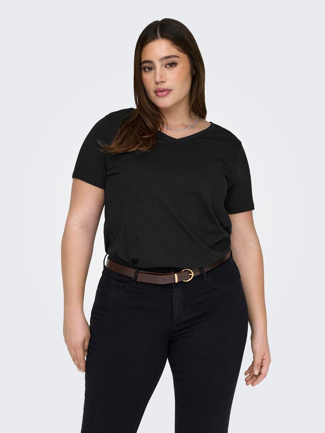 ONLY CARMAKOMA V-Shirt CARBONNIE LIFE S/S günstig online kaufen