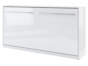 MIRJAN24 Schrankbett Concept Pro II Horizontal (mit integriertem Lattenrost) Größe: 90, 120, 140/200 cm, Fronten in Hochglanz