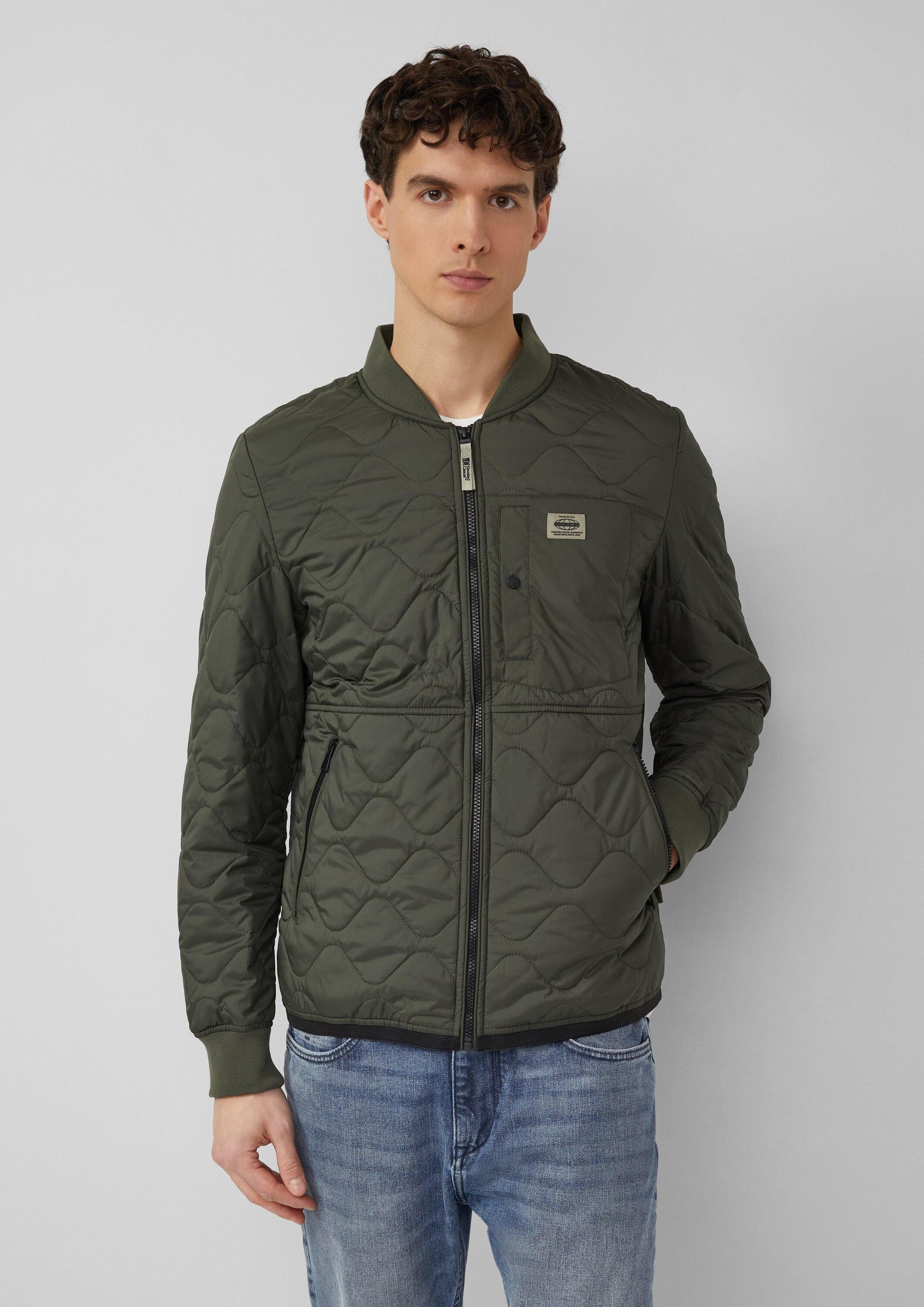 s.Oliver Funktionsjacke Outdoor-Jacke Leichte Bomberjacke im Workwear-Stil