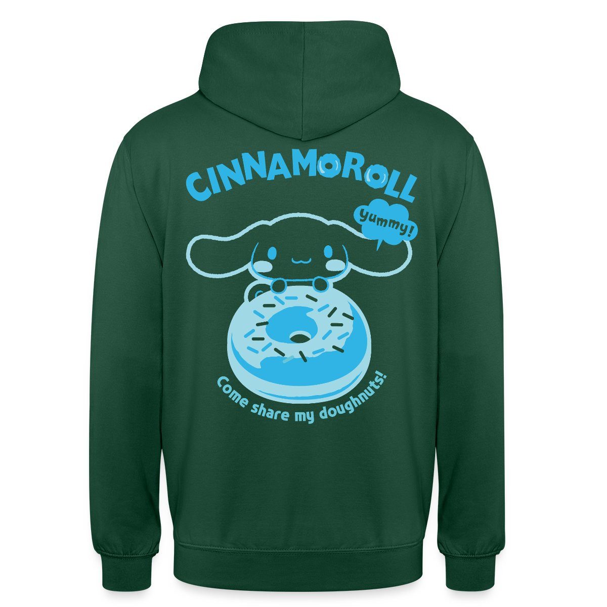 Spreadshirt Hoodie Cinnamoroll Mit Donut Yummy Doughnuts Unisex Hoodie (1-tlg)