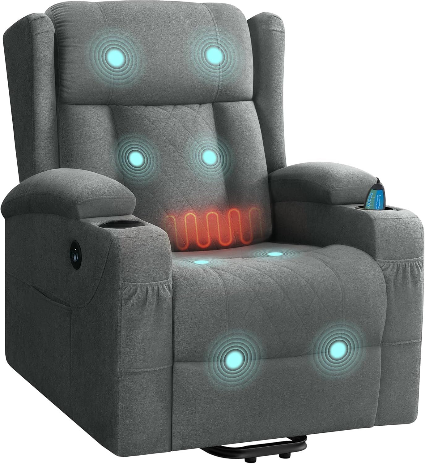Woltu Massagesessel, elektrisch verstellbar, mit Liegefunktion günstig online kaufen