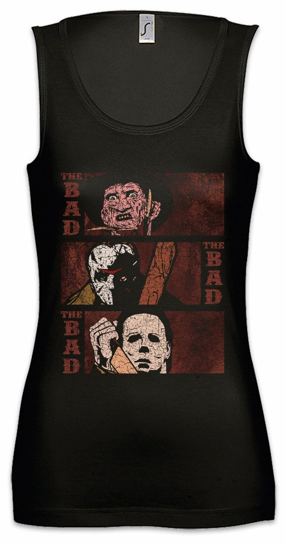 Tanktop The Bad & The Bad Ärmelloses Damen T-Shirt Jason Slasher Fun Vorhees