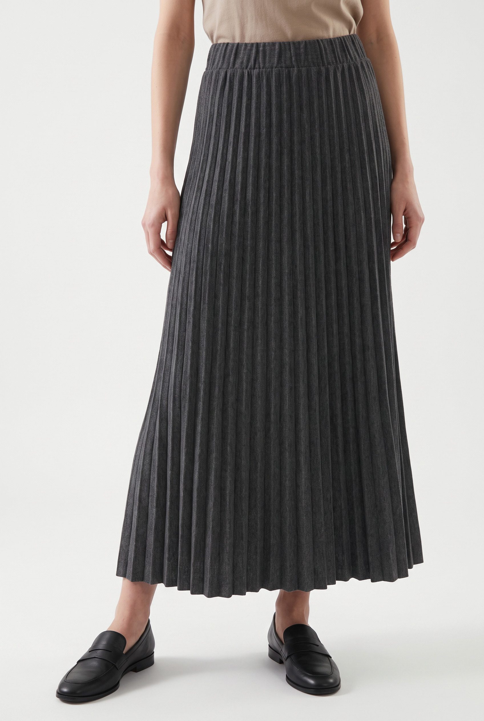 ONLY Plisseerock ONLLINE LONG SKIRT JRS Materialmix