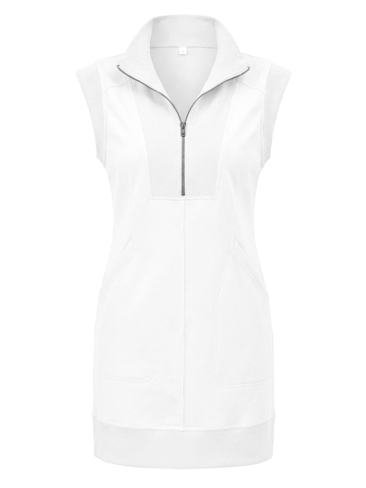 Imily Bela Sweatkleid Damen Sportkleid mit Half-Zip (Packung, 1-tlg., 1per-Pack) Eingrifftaschen – Bild 5 von 5