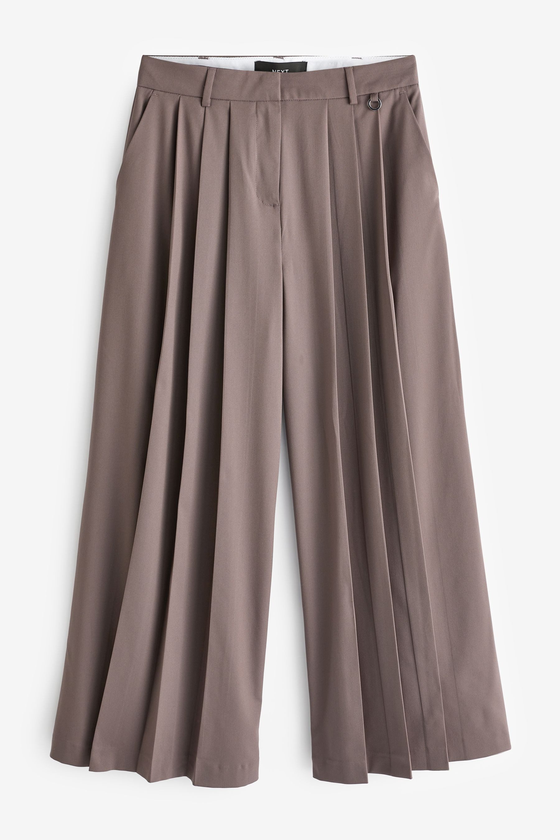Next Stoffhose Plissierte Hose mit mittelhohem günstig online kaufen