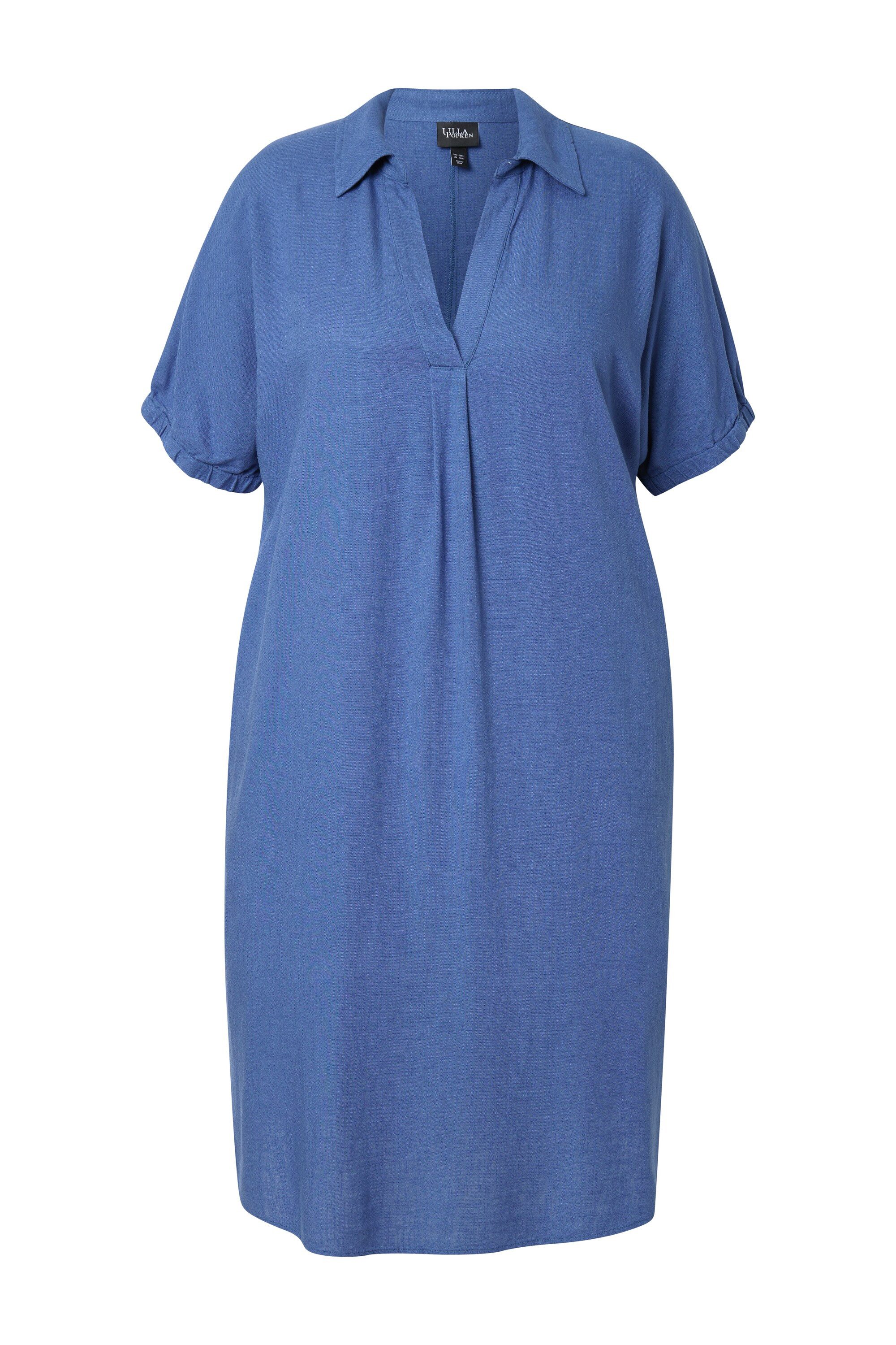 Ulla Popken Jerseykleid Kleid Leinenmix Oversized günstig online kaufen