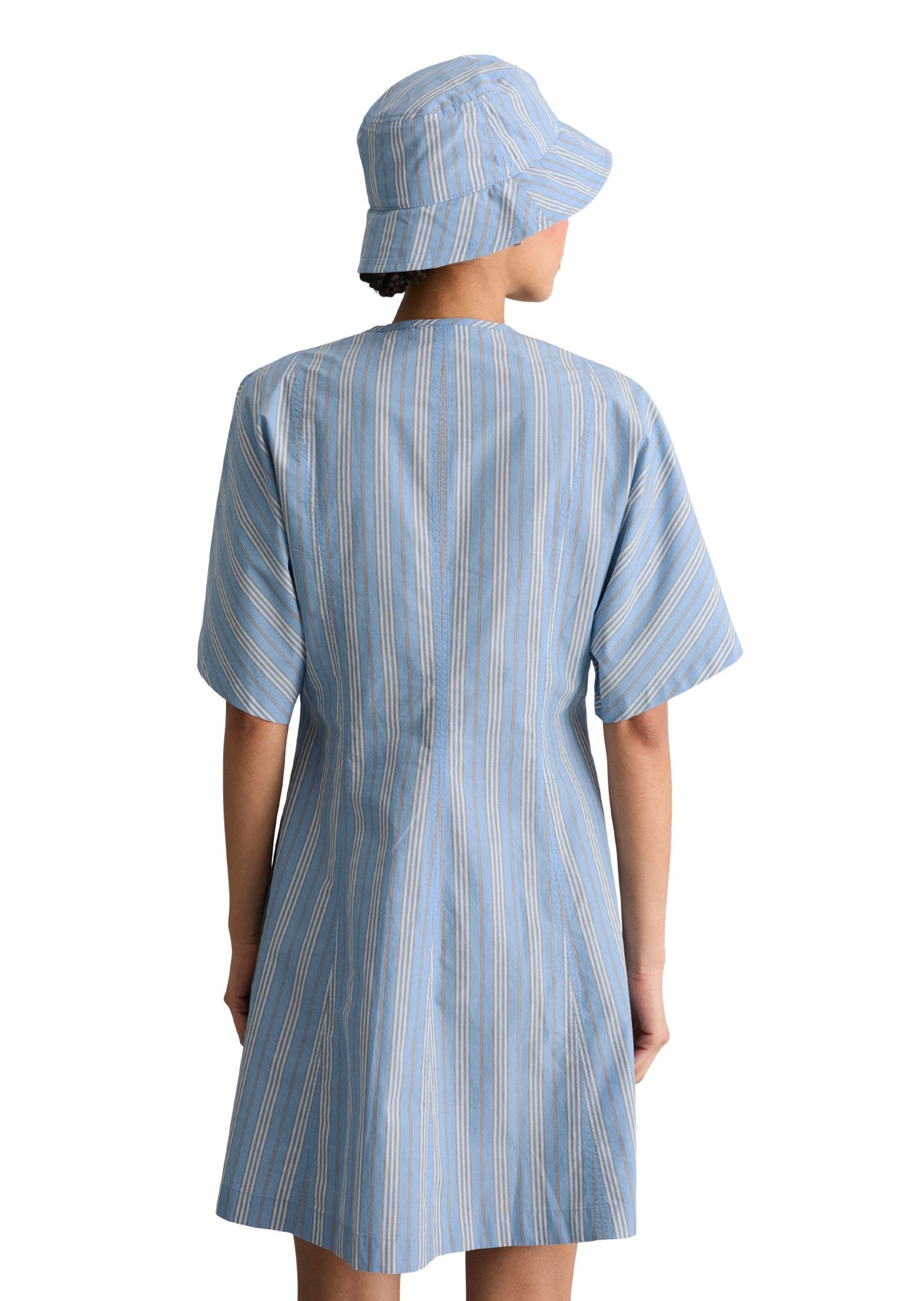 Marc O'Polo DENIM Minikleid aus Papertouch-Popeline