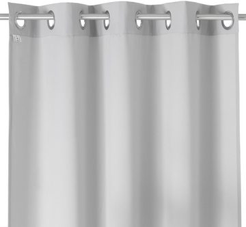 Vorhang Cara, Neutex for you!, Ösen (1 St), halbtransparent, Jacquard, moderner Streifen mit Effektstruktur