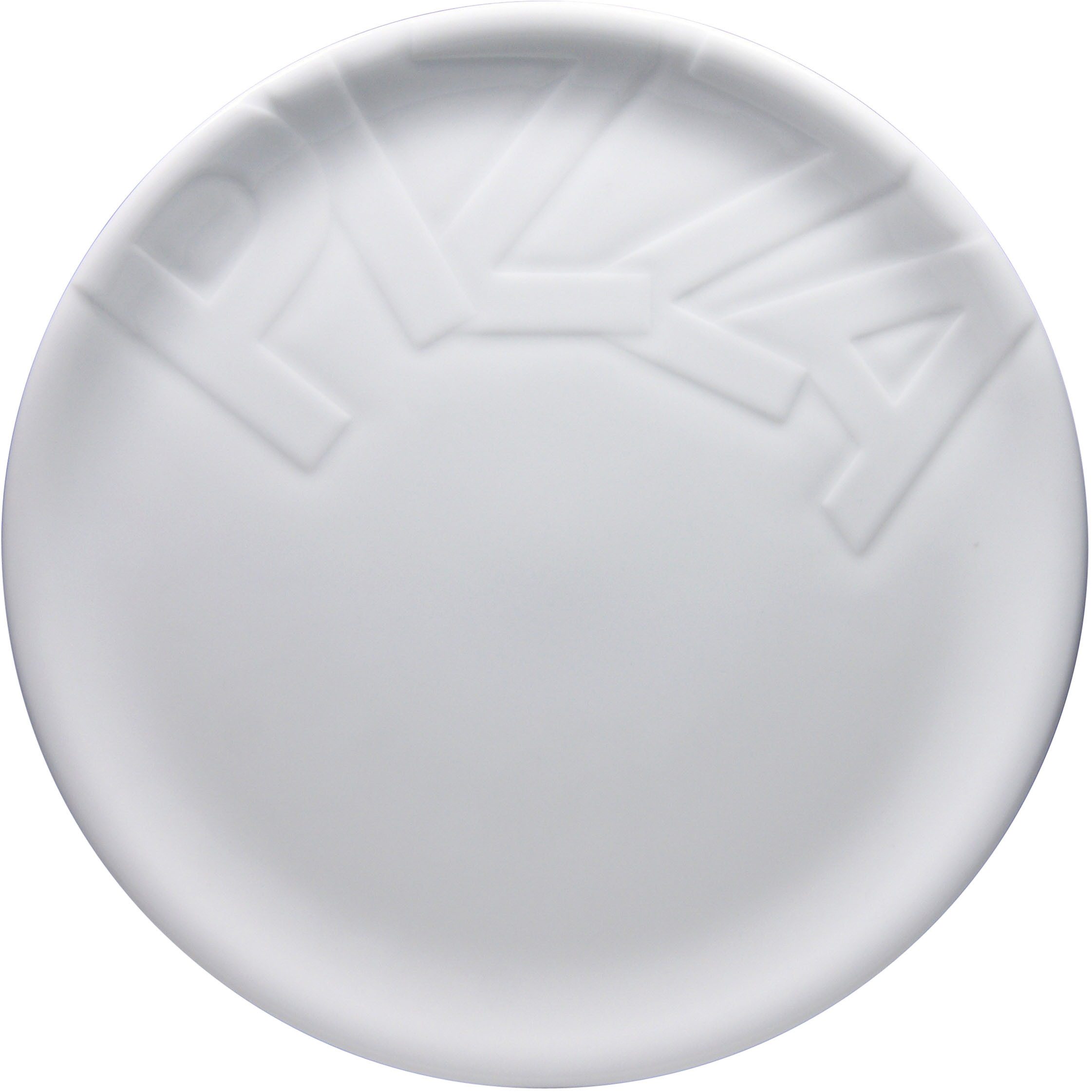 CreaTable Тарілка для піци Essteller, (4 St), Тарілки Set für 4 Personen, weiß, Porzellan