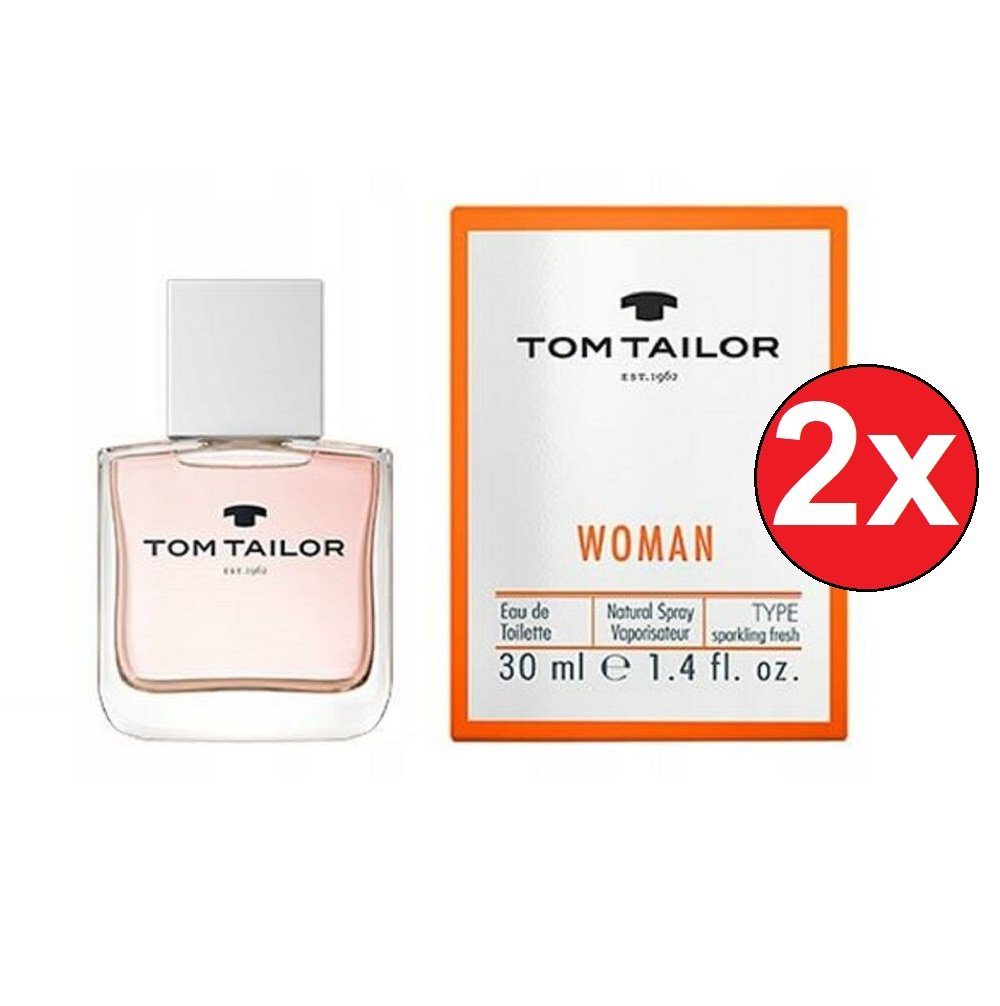 blumig 2x Duft Parfüm für Toilette Frauen Damendüfte 30 für TAILOR ml Intensiv Geschenk EDT Woman Frauen TOM Damen Eau de 2-tlg., Mädchen Sie fruchtig Parfum,