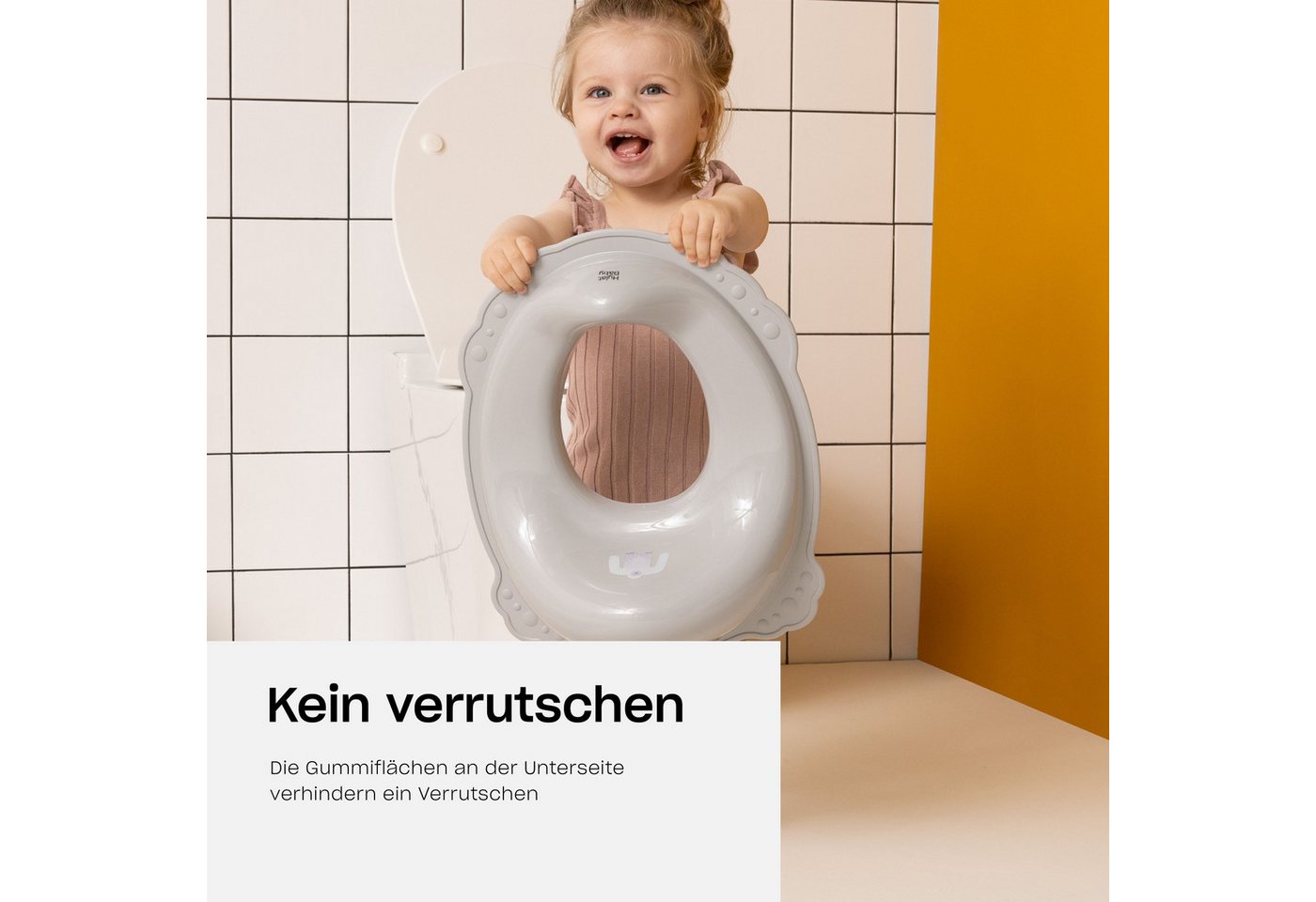 Thumbnail - Hylat Baby Baby-Toilettensitz Toilettensitz Kinder, für Mädchen und Jungen, 13 cm