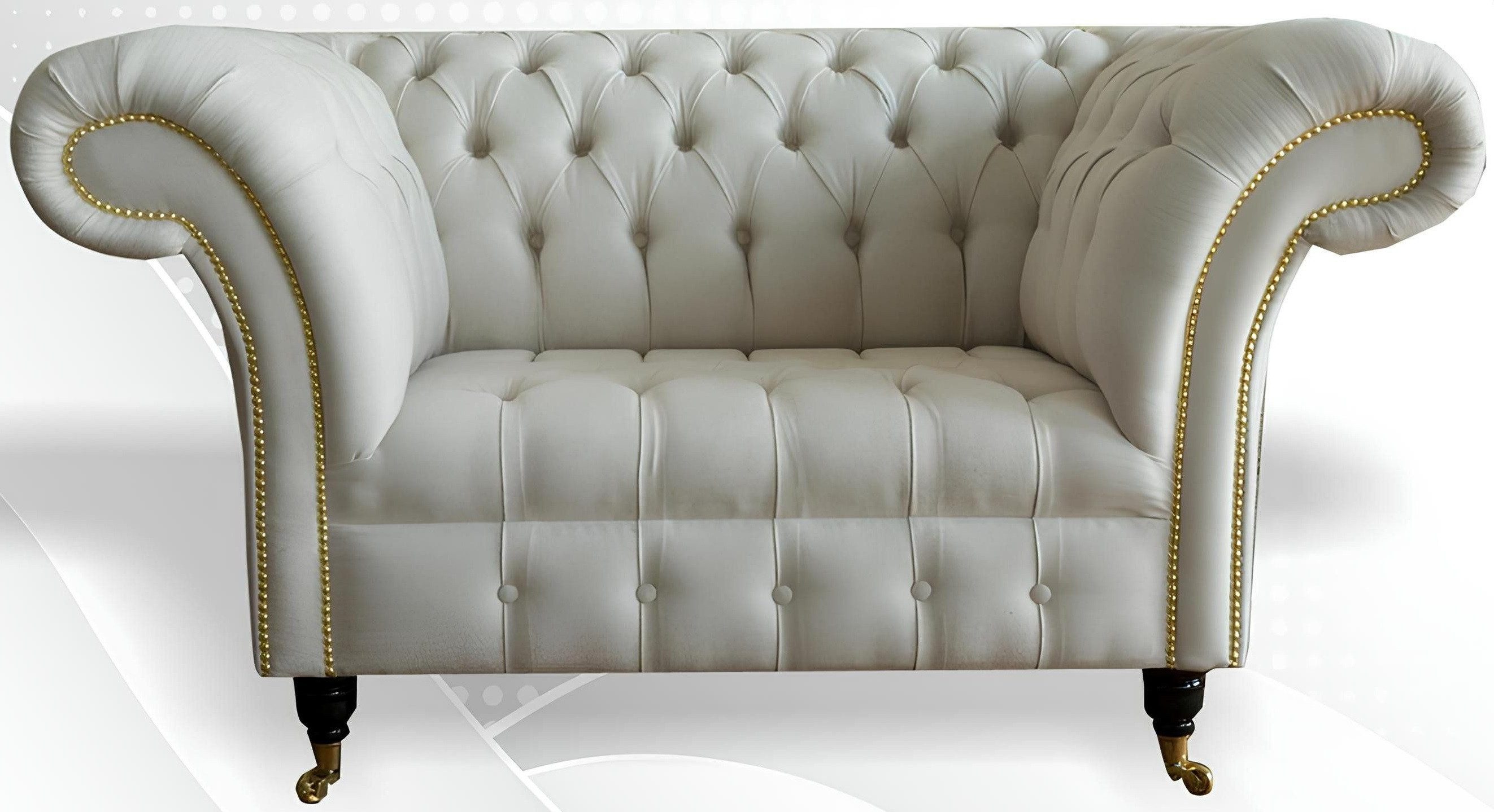 Xlmoebel Chesterfield-Sessel Neues Luxus-Einzelsitzer-Lounge-Set für Designer-Club-Sessel (Sessel), Hergestellt in Europa