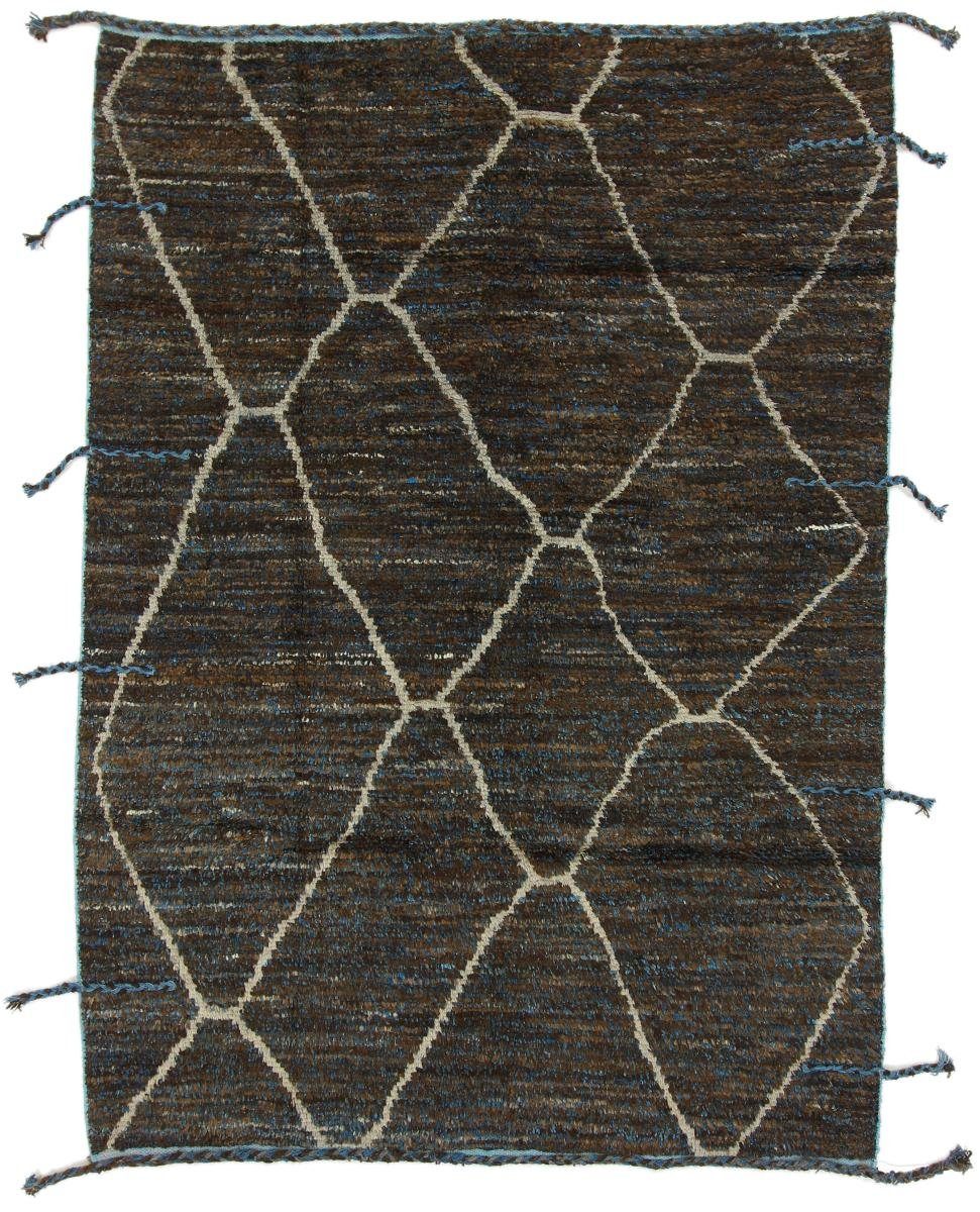 Orientteppich Berber Maroccan 155x219 Moderner 25 Orientteppich, Trading, Design Handgeknüpfter rechteckig, mm Nain Höhe