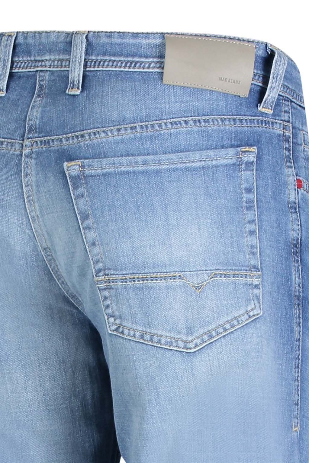 Arne, - Alpha MAC Denim JEANS 5-Pocket-Jeans Hellblau