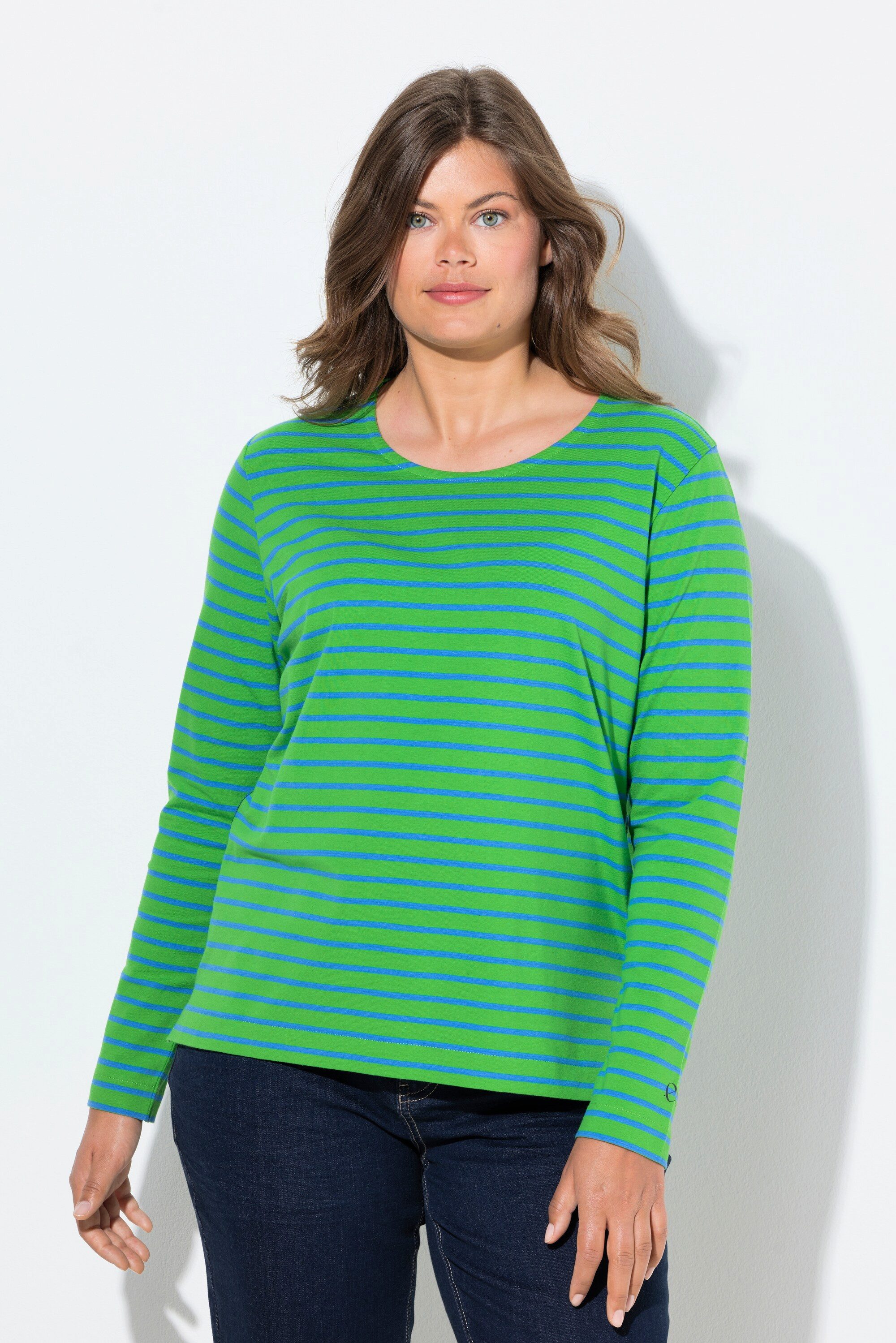 Laurasøn Longsleeve Ringelshirt Langarm Rundhalsausschnitt günstig online kaufen