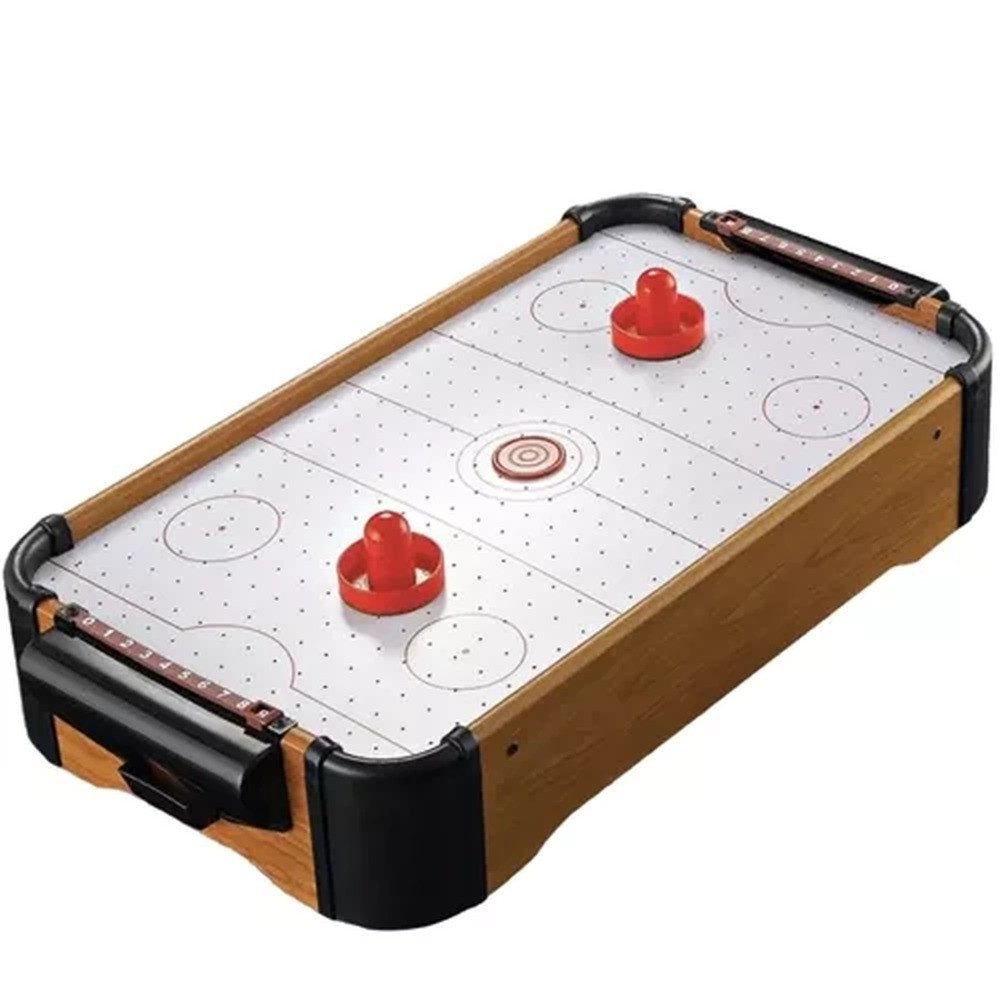 KRUZZEL Air-Hockeytisch Kinder Airhockeytisch, (Spar-Set, 1-tlg), Verbessert Motorik, Reflexe und Kommunikationsfähigkeiten