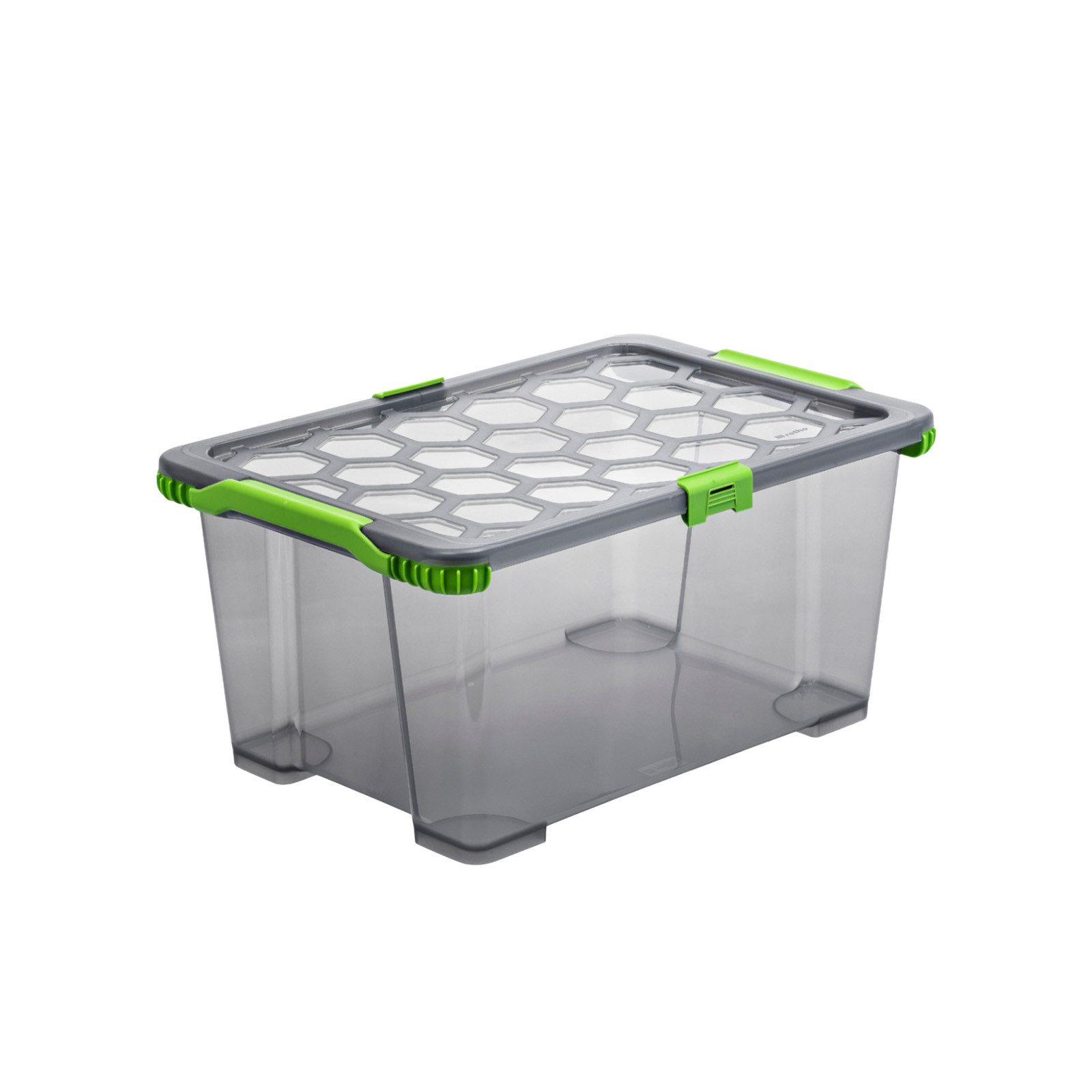 ROTHO Aufbewahrungsbox Evo Total Protection stapelbare 44l Aufbewahrungskiste mit Deckel