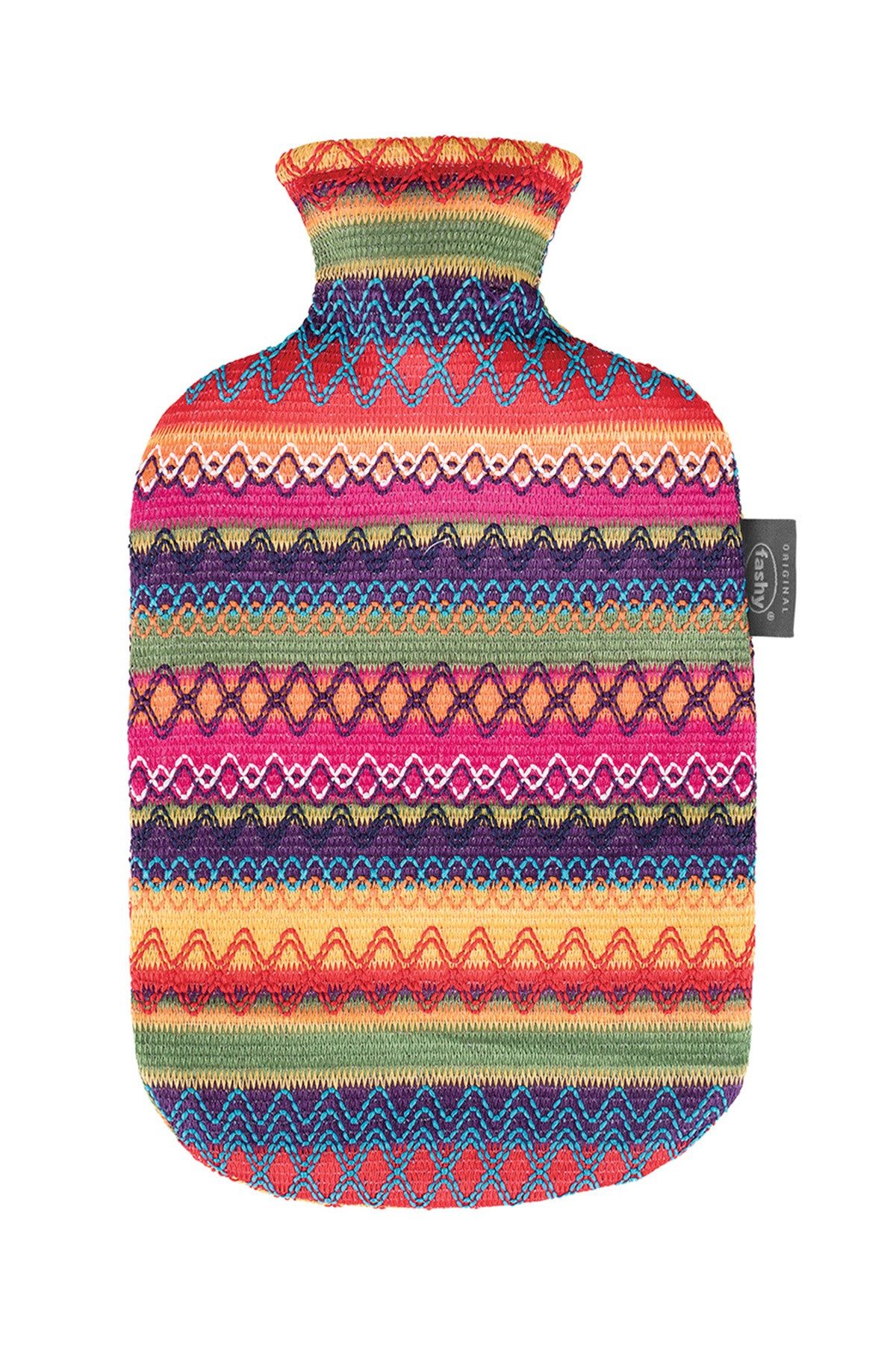 Fashy Wärmflasche Peru-Design 2l, bunt