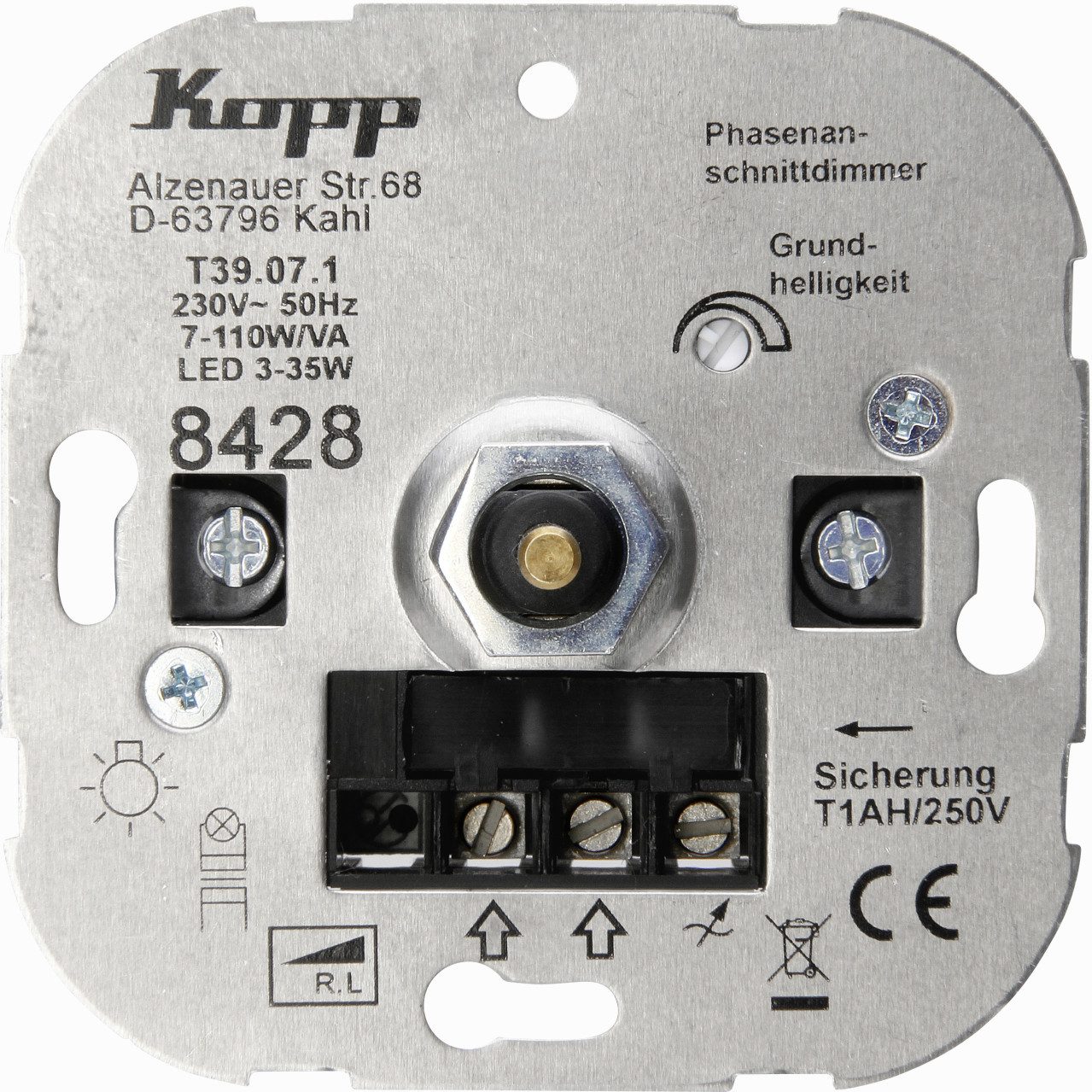 Kopp Drehdimmer Kopp LED Druck-Wechsel-Dimmer 3 - 35 Watt