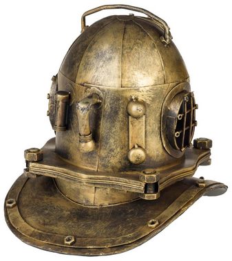 Aubaho Dekoobjekt Taucherhelm Marine 32cm Tiefsee Taucherglocke Dekoration Helm Antik-St