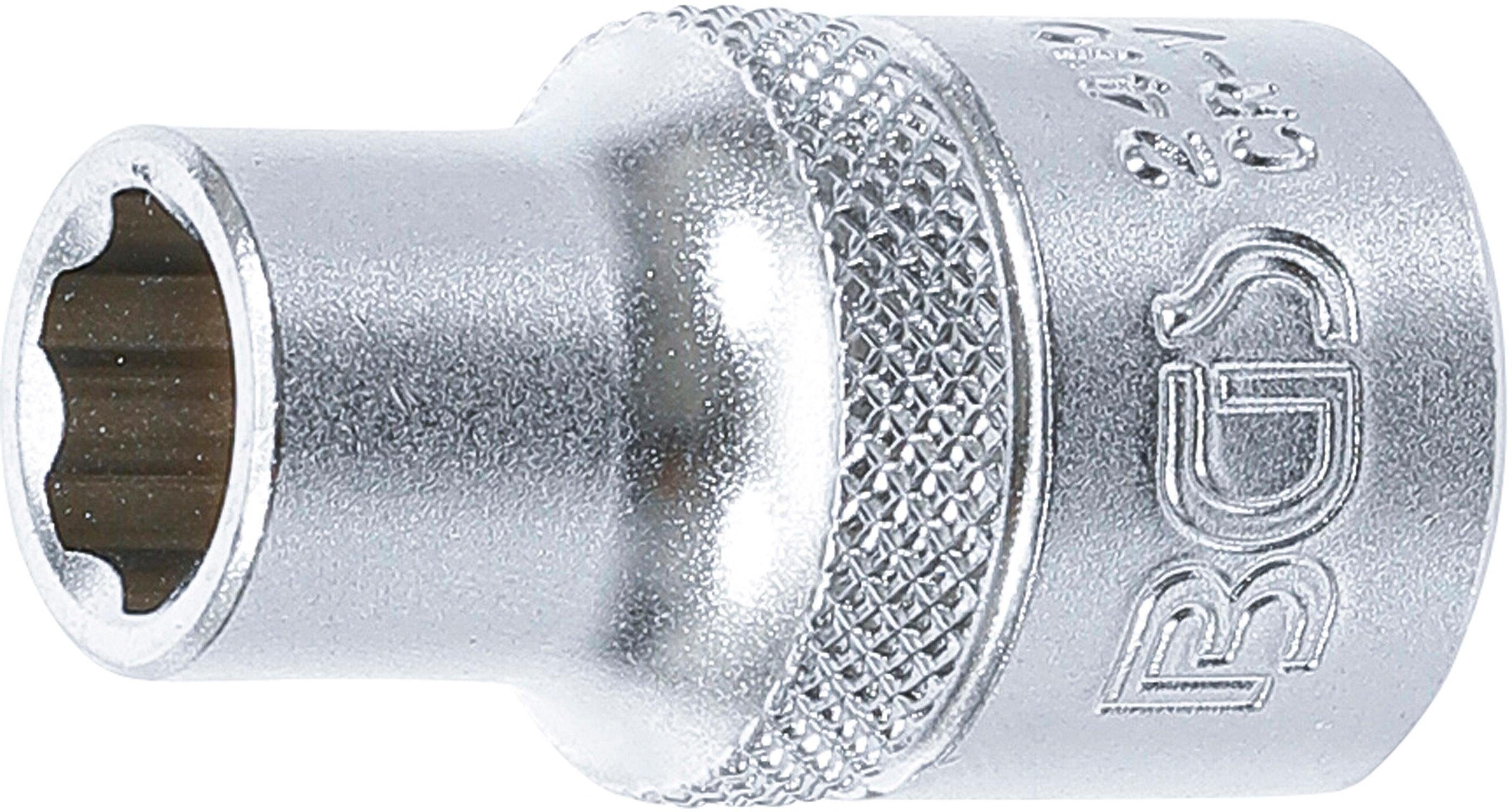 BGS technic Steckschlüssel Steckschlüssel-Einsatz Super Lock, Antrieb Innenvierkant 12,5 mm (1/2), SW 10 mm