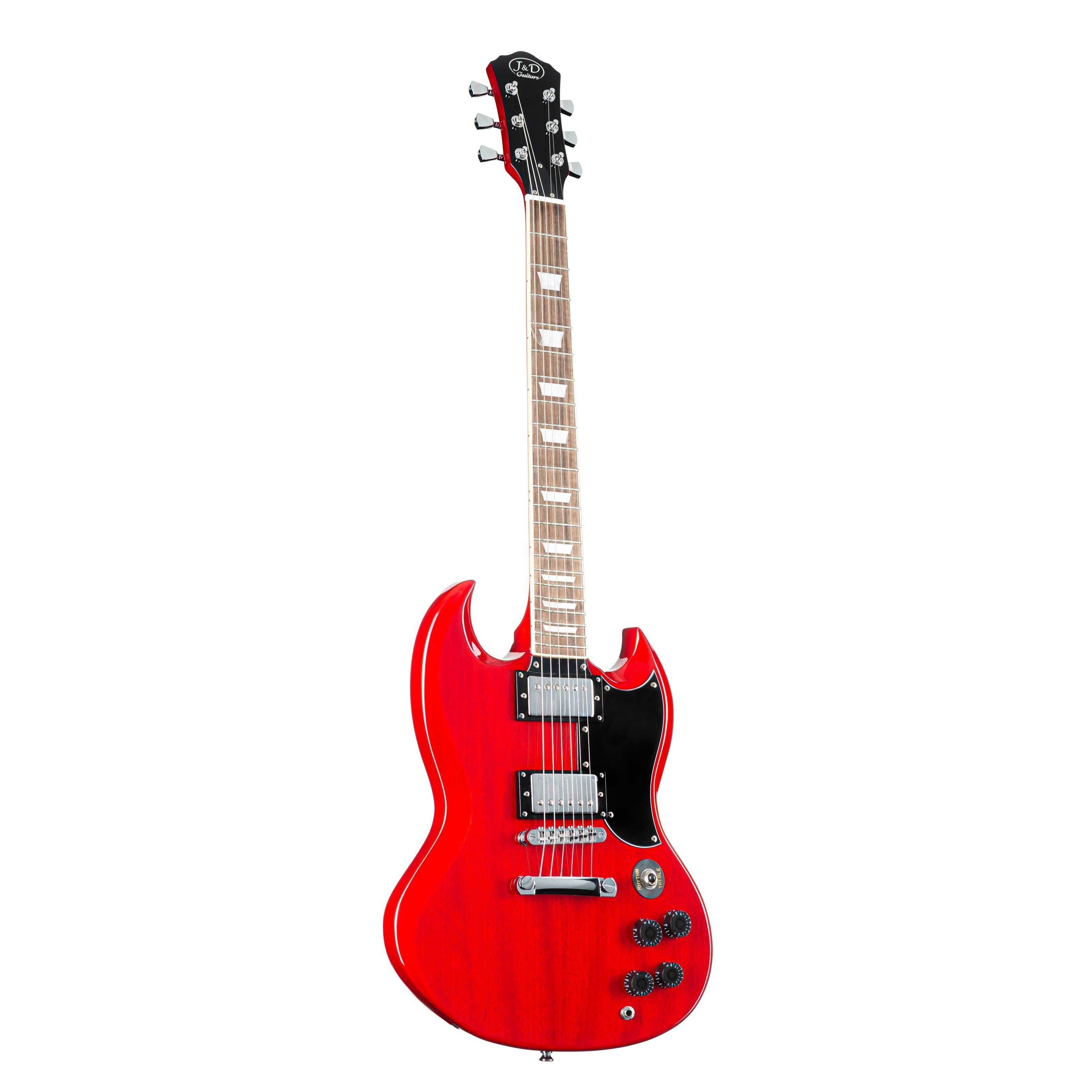 J & D E-Gitarre, E-Gitarren, Double Cut Modelle, GG1S II Red - Double Cut Modelle