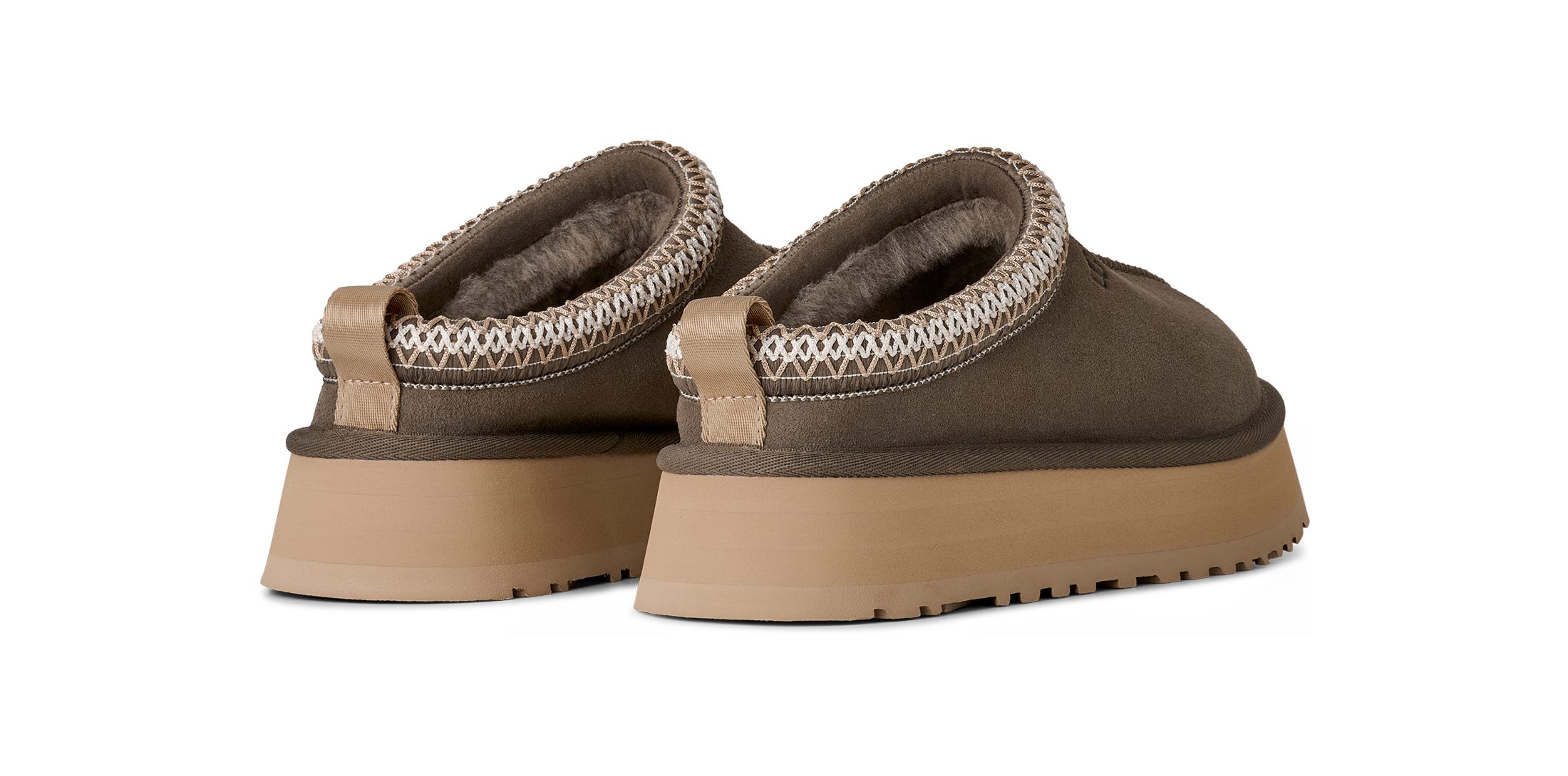 UGG TAZZ Hausschuh Clogs, Homeslippers, Pantoffel mit Textilband im Boho-Look