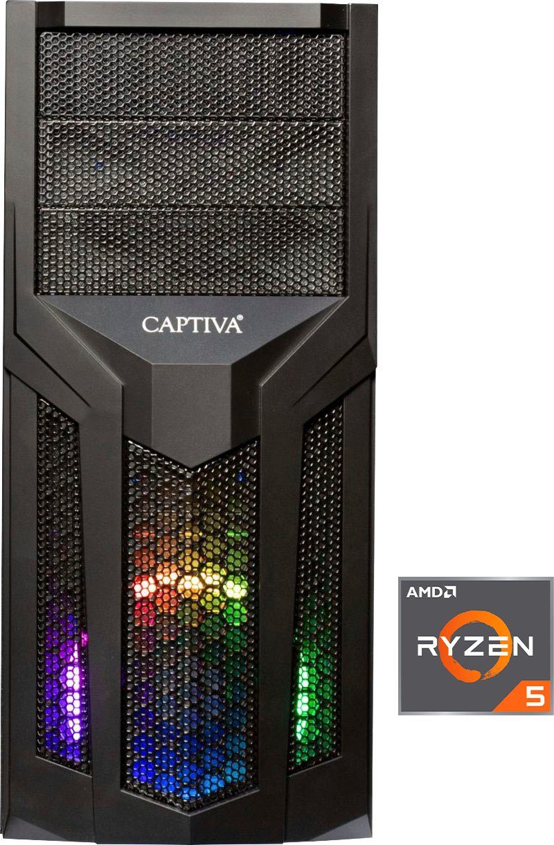 Advanced 8 GeForce CAPTIVA GB SSD, Ti, Ryzen (AMD 4650G, 5 Gaming-PC Gaming GTX 1050 Luftkühlung) RAM, R68-733 480 GB