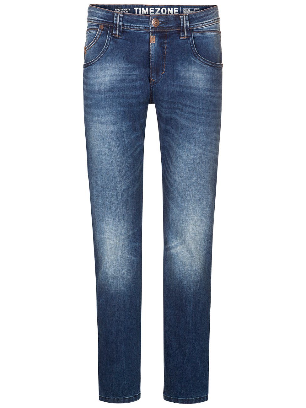 mit Jeanshose Eliaz TIMEZONE Straight-Jeans Stretch