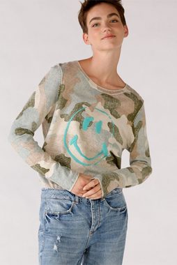 Oui Sweater Pullover mit Print