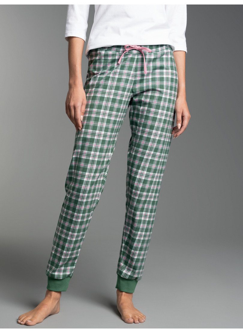 Trigema Schlafanzug TRIGEMA Schlafanzughose mit Karomuster (1 tlg)