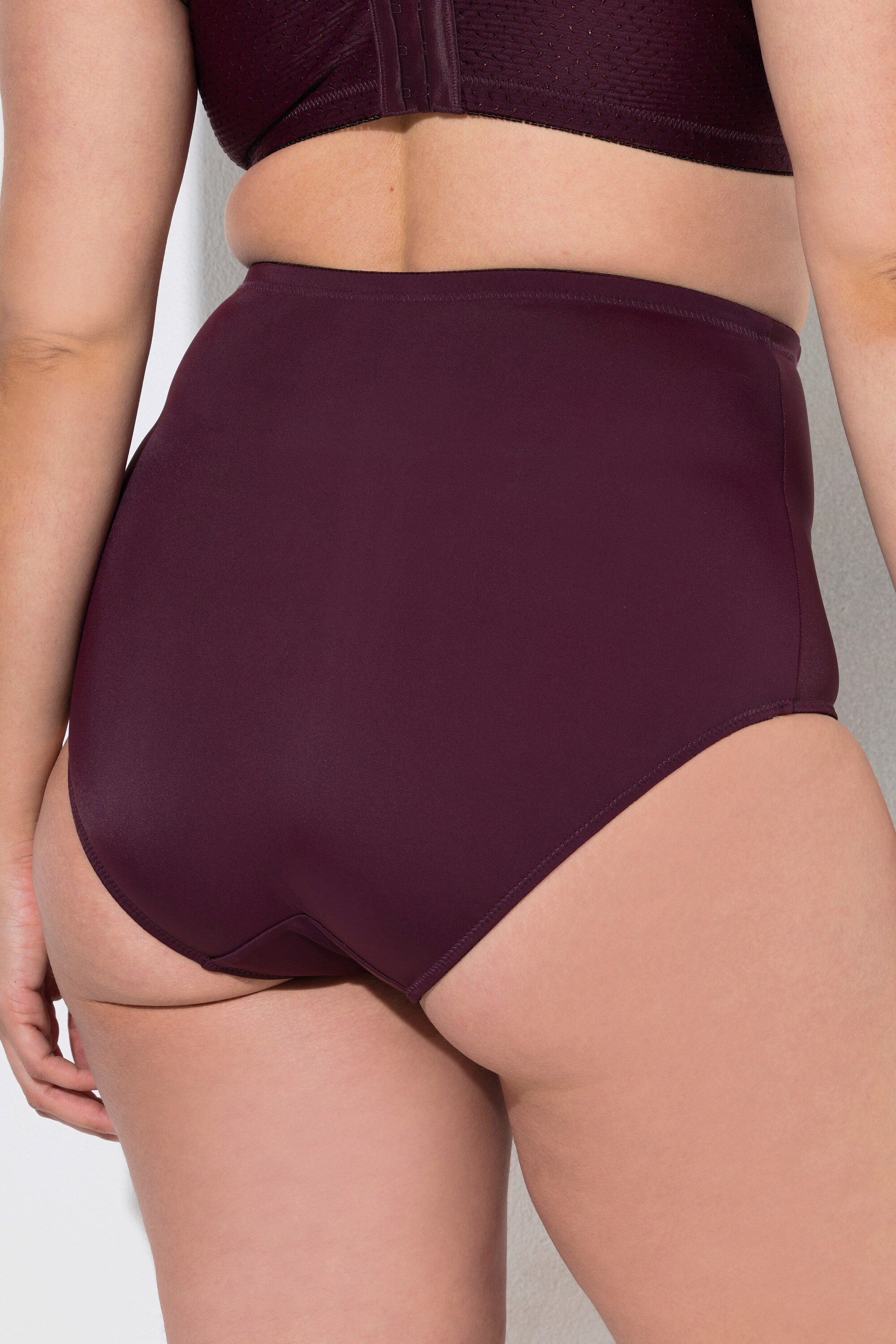 Ulla Popken Miederhose Miederhose High Waist Jacquard-Einsatz – Bild 3 von 4