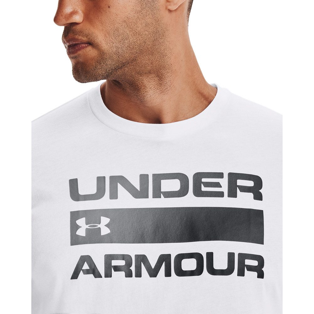 Under Armour® T-Shirt UA TEAM ISSUE WORDMARK SS leichtes Kurzarmdesign, mit Rundhalsausschnitt – Bild 4 von 5
