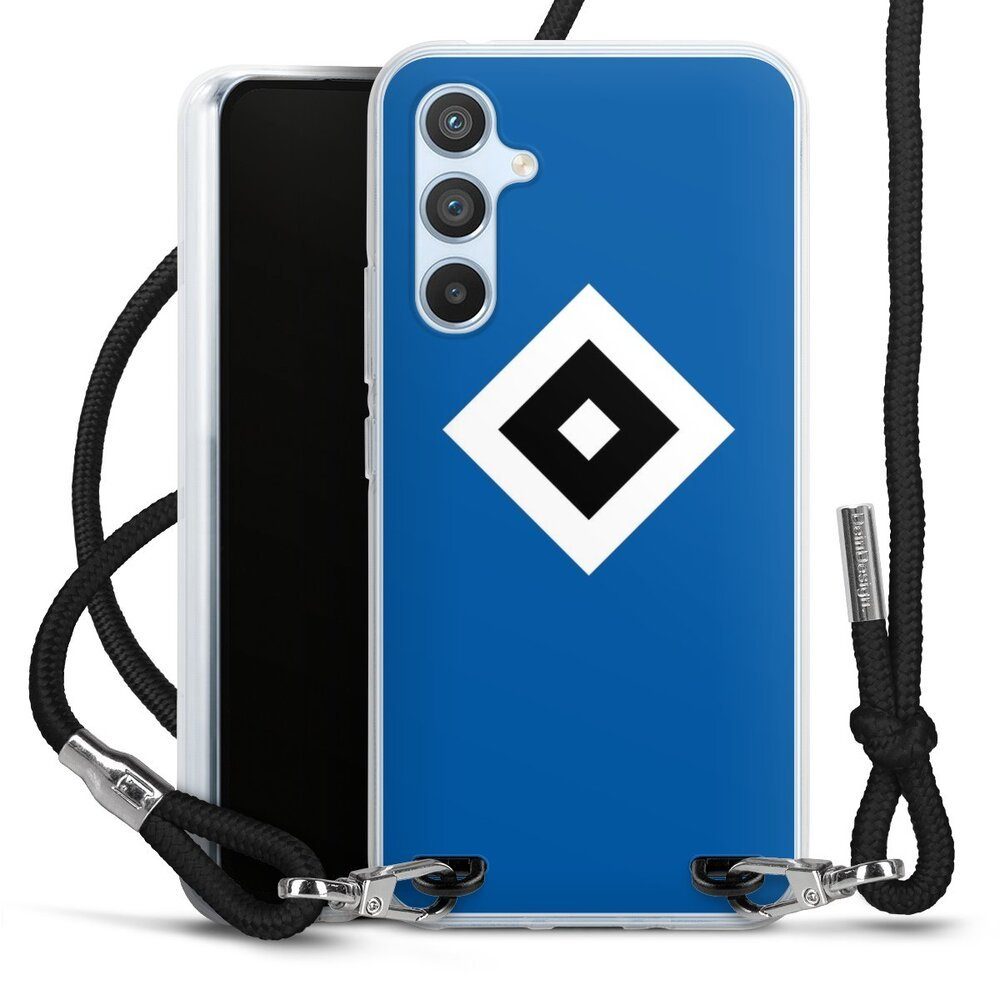 DeinDesign Handyhülle Logo HSV Blau, Samsung Galaxy A54 5G Handykette Hülle  mit Band Case zum Umhängen