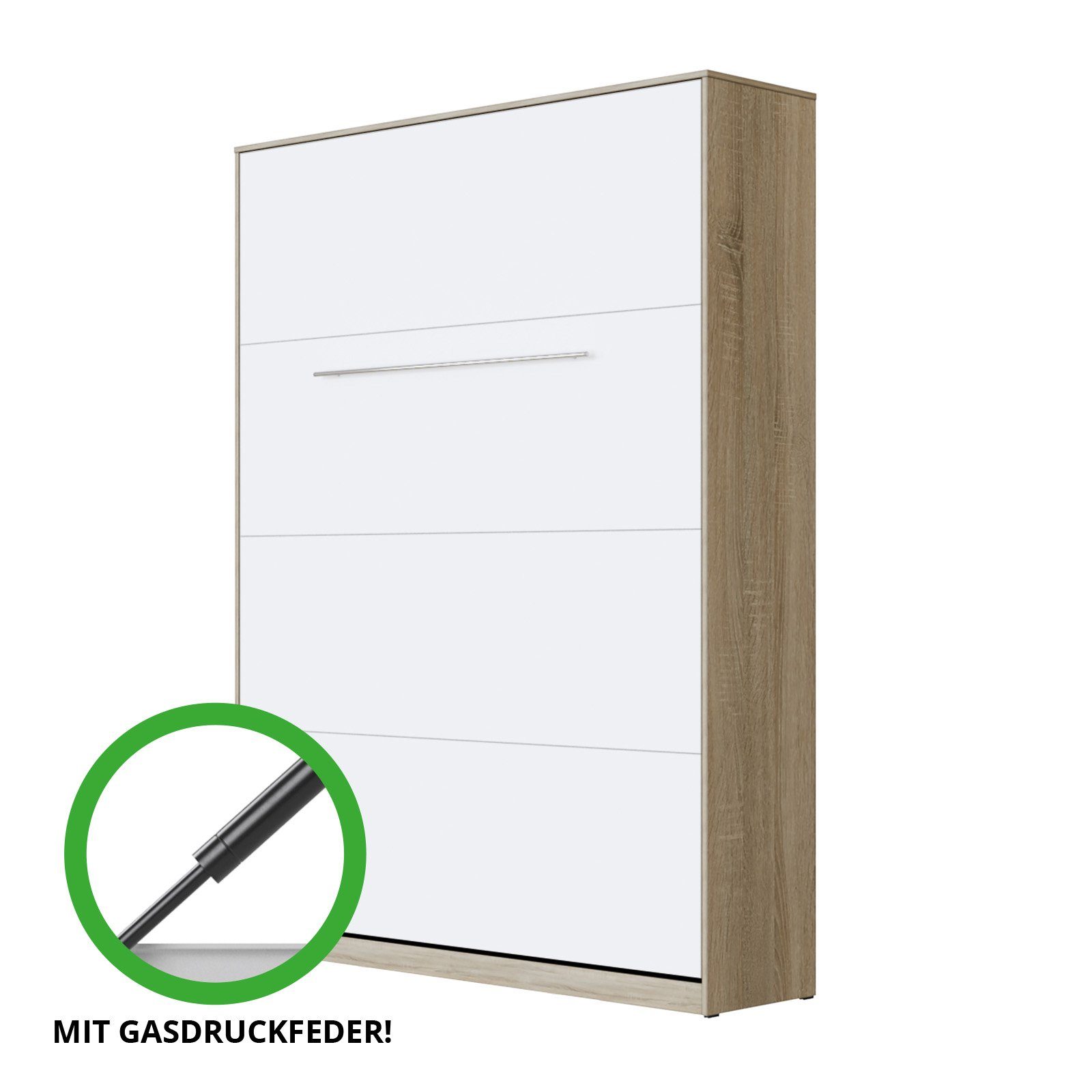 SMARTBett Schrankbett SMARTBett Standard 140x200 Vertikal/Hoch günstig online kaufen