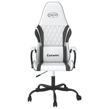 vidaXL Gaming-Stuhl Gaming-Stuhl Weiß und Schwarz Kunstleder (1 St)