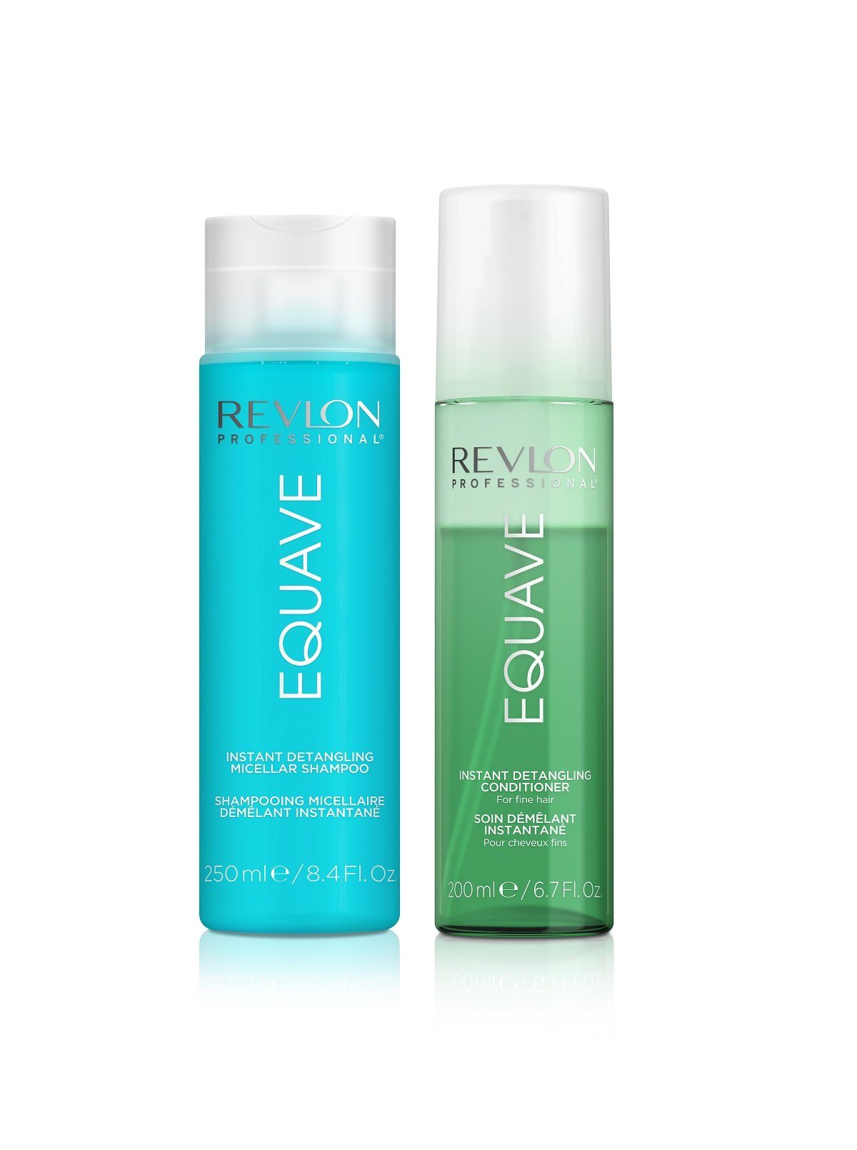 Volumizing Equave PROFESSIONAL REVLON Conditioner 250ml + Haarpflege-Set 200ml Shampoo Detangling Revlon