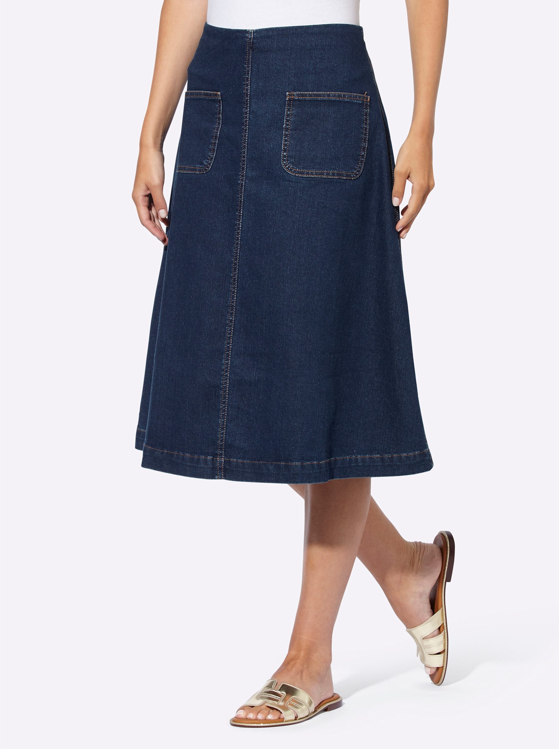 heine A-Linien-Rock Jeansrock . günstig online kaufen