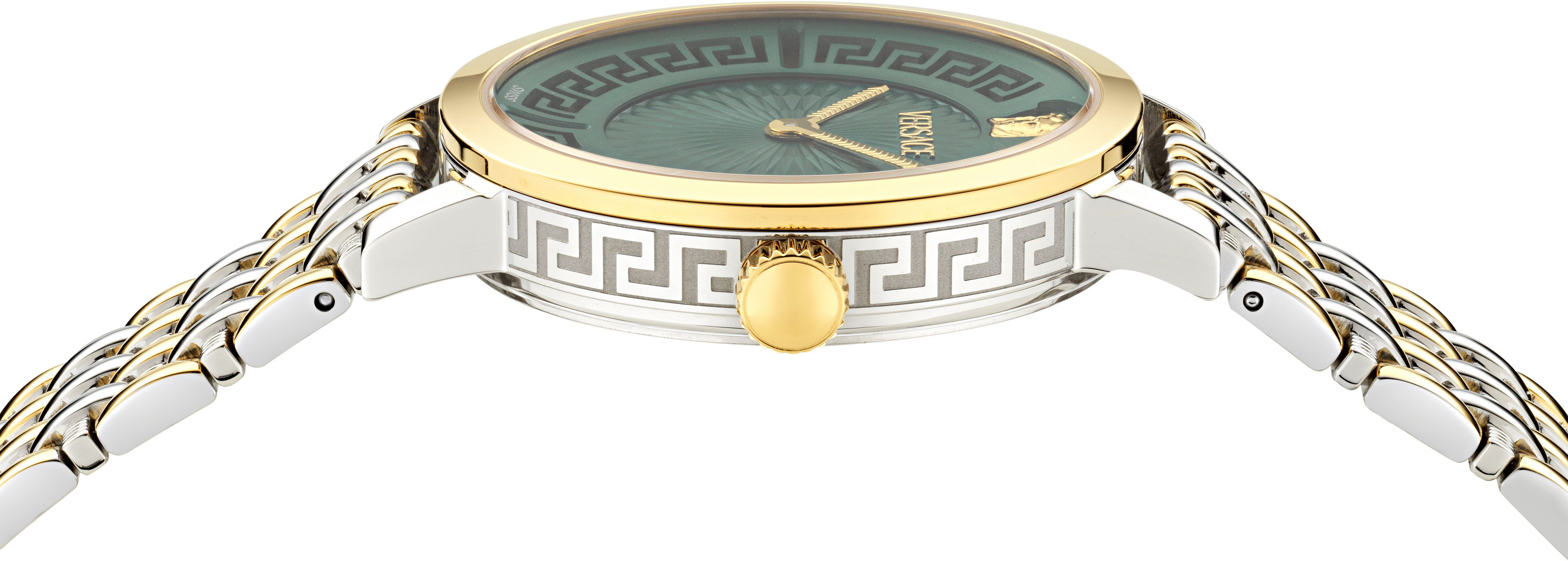 Versace Quarzuhr GRECA FORTUNA VE0A00325, Armbanduhr, Damenuhr, Swiss Made, günstig online kaufen