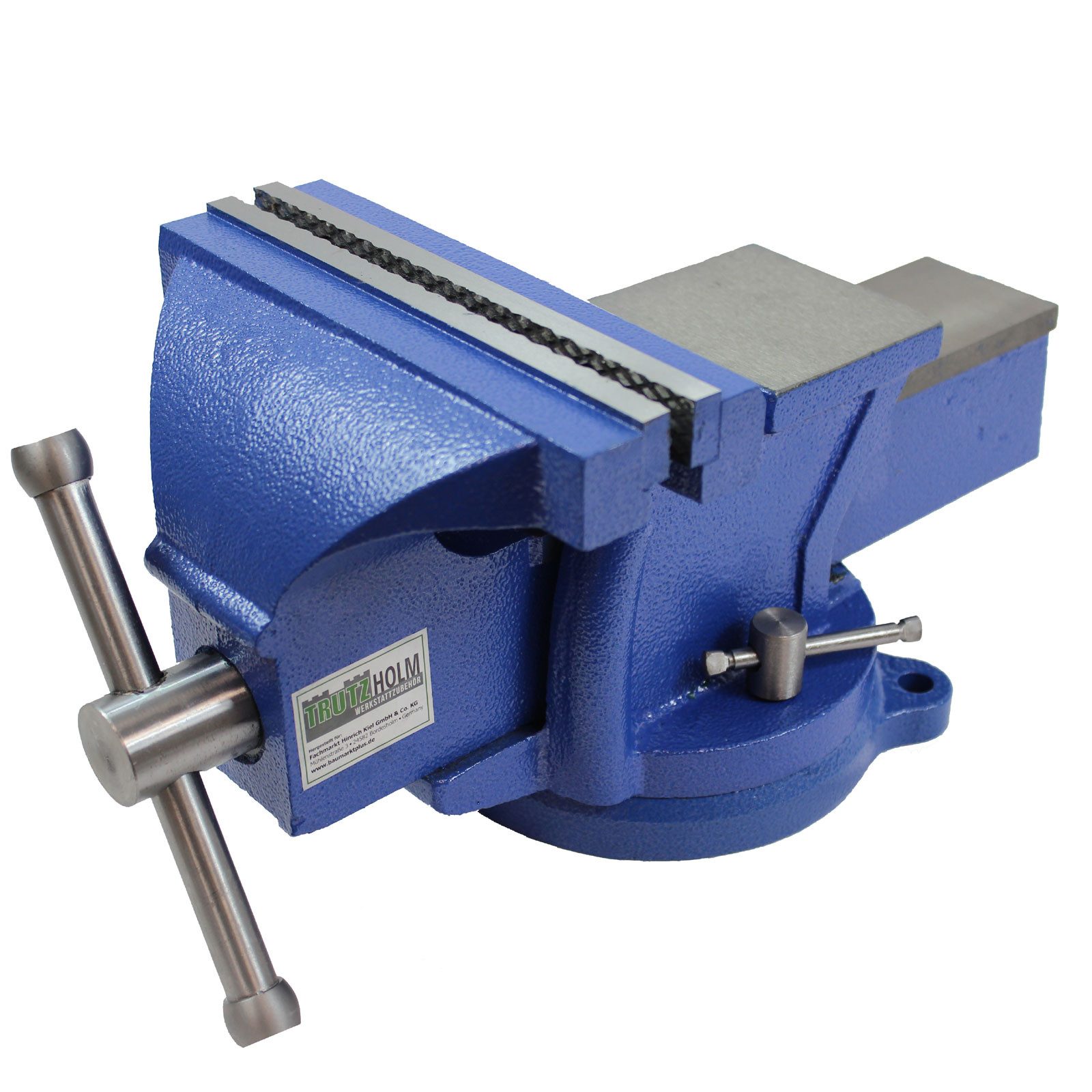 TRUTZHOLM Schraubstock Schraubstock parallel 360° drehbar mit Amboss für Werkbank 200 mm / 8", 1-St.