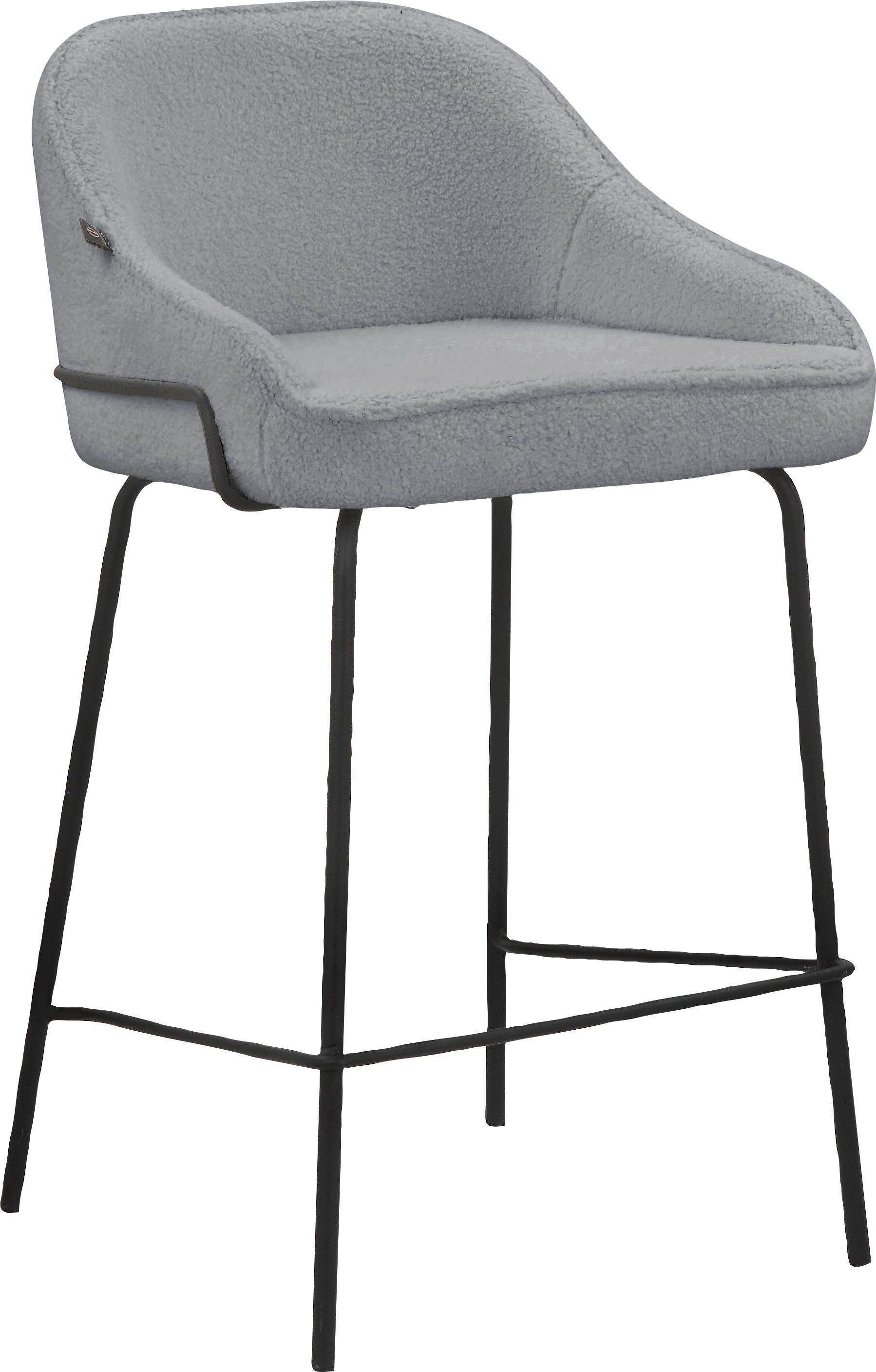 Leonique 4-Fußstuhl Puant (2 St), mit Stoff aus Polyester/recyceltem Polyester, Sitzhöhe 65 cm