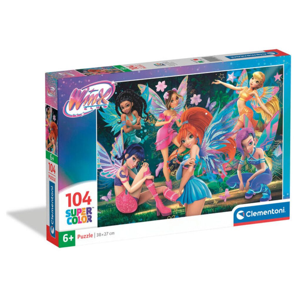 Clementoni® Puzzle Winx Puzzle 104 Stück, Puzzleteile