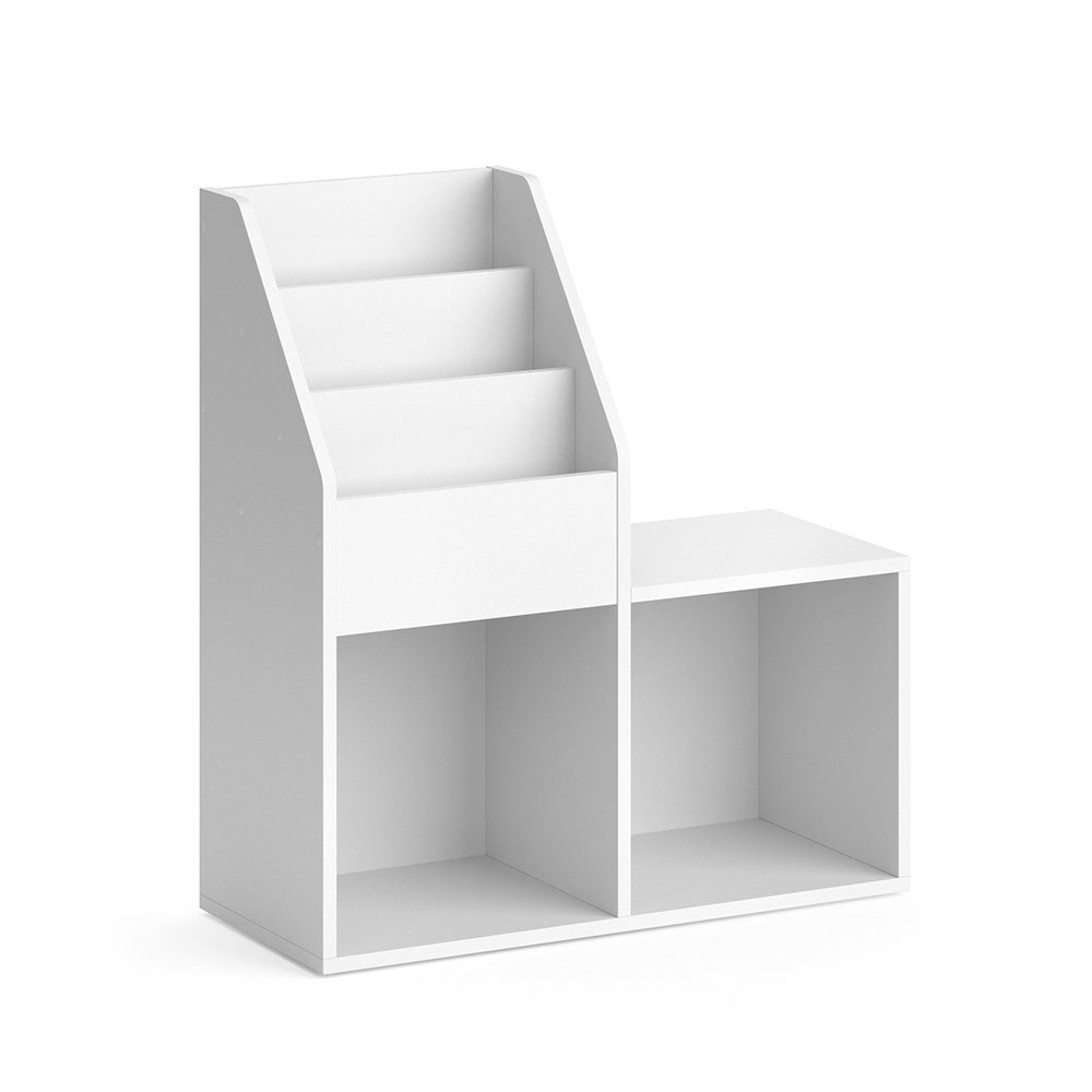 Bücherregal Luigi, Weiß, 72 x 79 cm