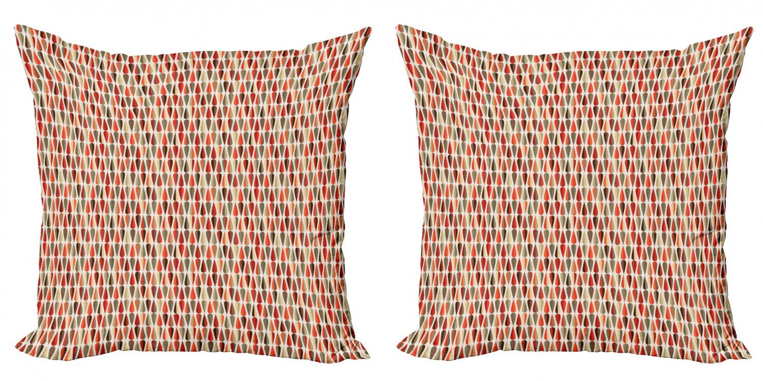 Kissenbezüge Modern Accent Doppelseitiger Digitaldruck, Abakuhaus (2 Stück), Geometrisch Simplistic Mosaik | Kissenbezüge